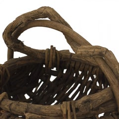 American Country Wicker and Twig Basket