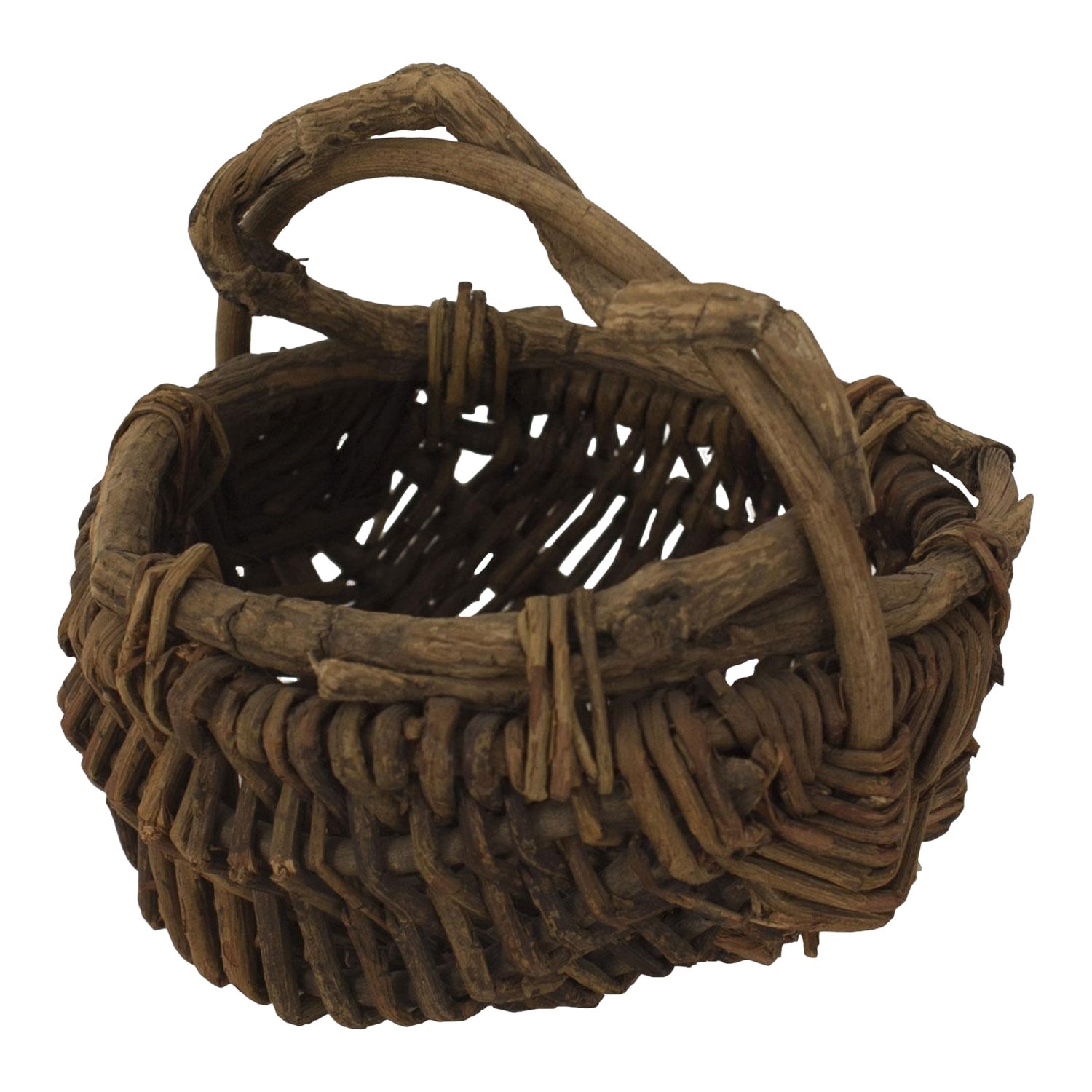 Cesta de mimbre y ramitas American Country en venta