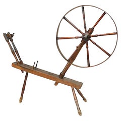 American Country Wood Spinning Wheel American Country Wood Spinning Wheel