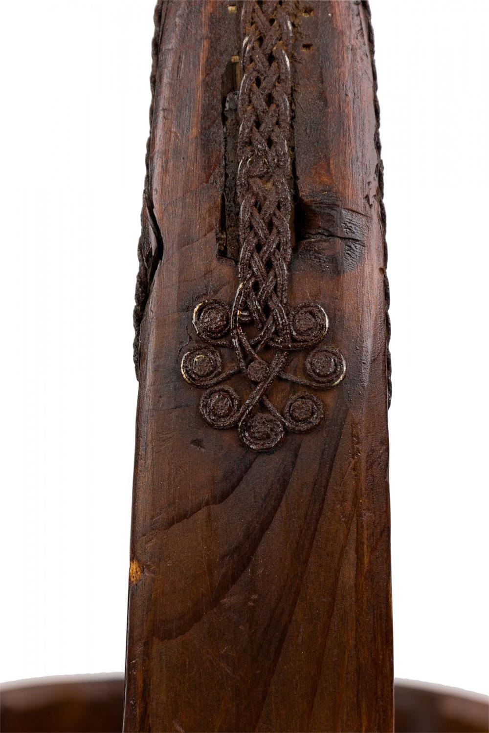 Porte-parapluies en bois avec poignée Bon état - En vente à Queens, NY