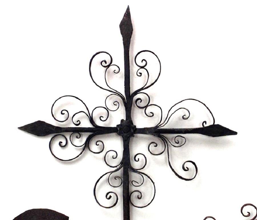 20th Century American Country Wrought Iron Weather Vane For Sale