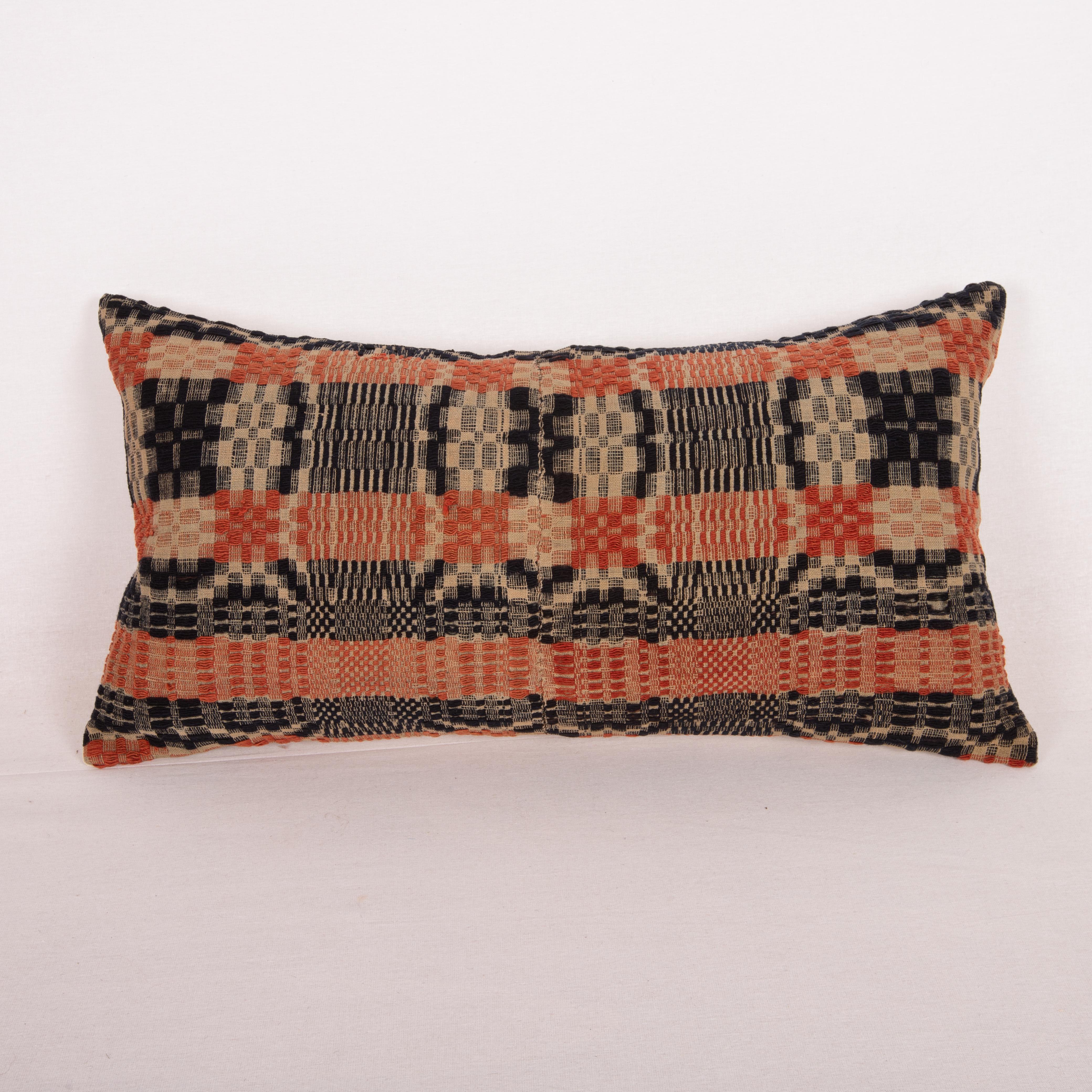 American Classical American Coverlet Pillow Cover, North America, 19th C. For Sale