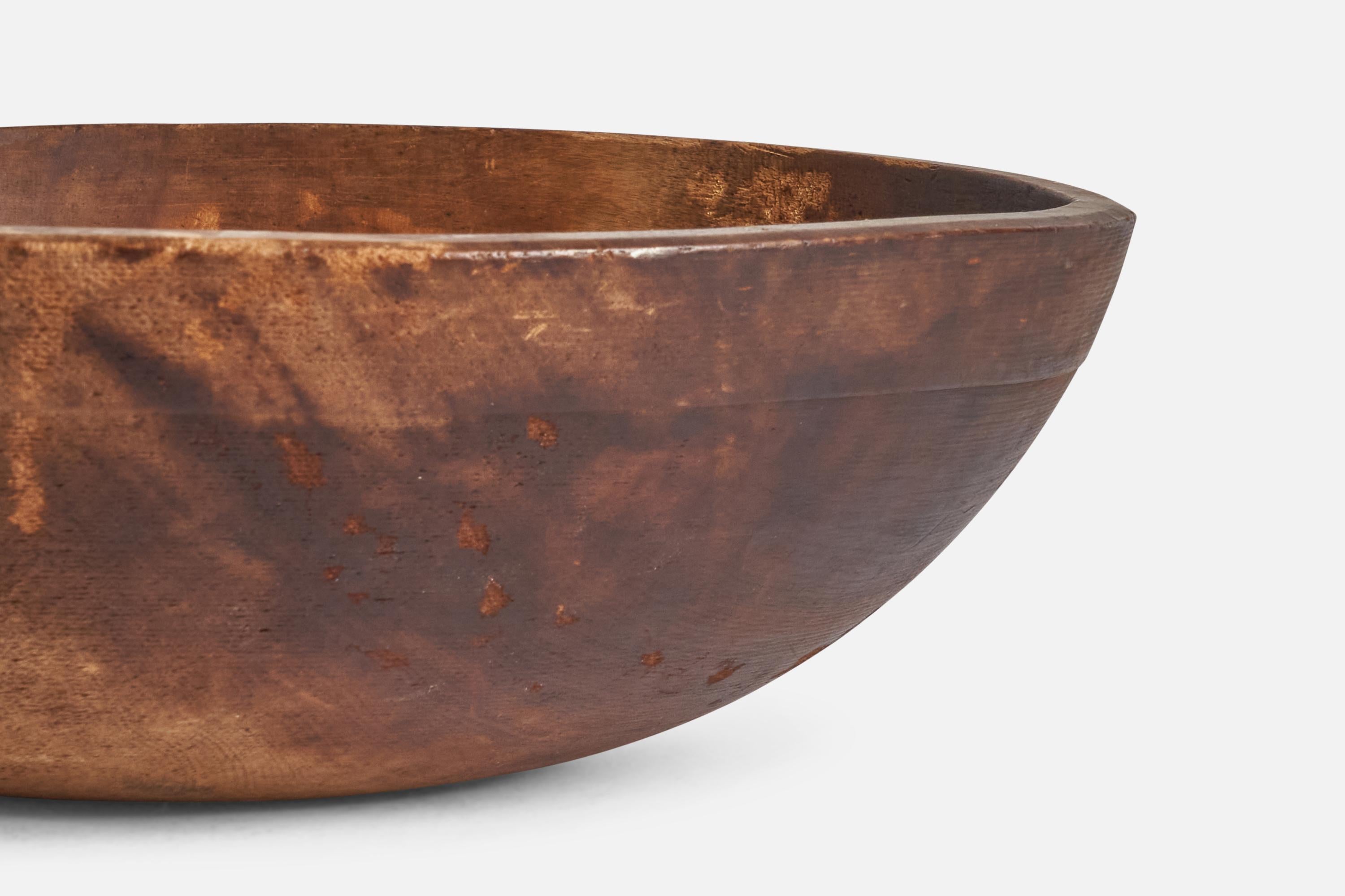 Early 20th Century American Craft, Bowl, Wood, USA, c. 1900 For Sale