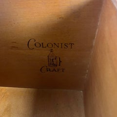 American Craft Hard Rock Maple 4 Drawer Dresser with Sculptural Pulls by Sikes