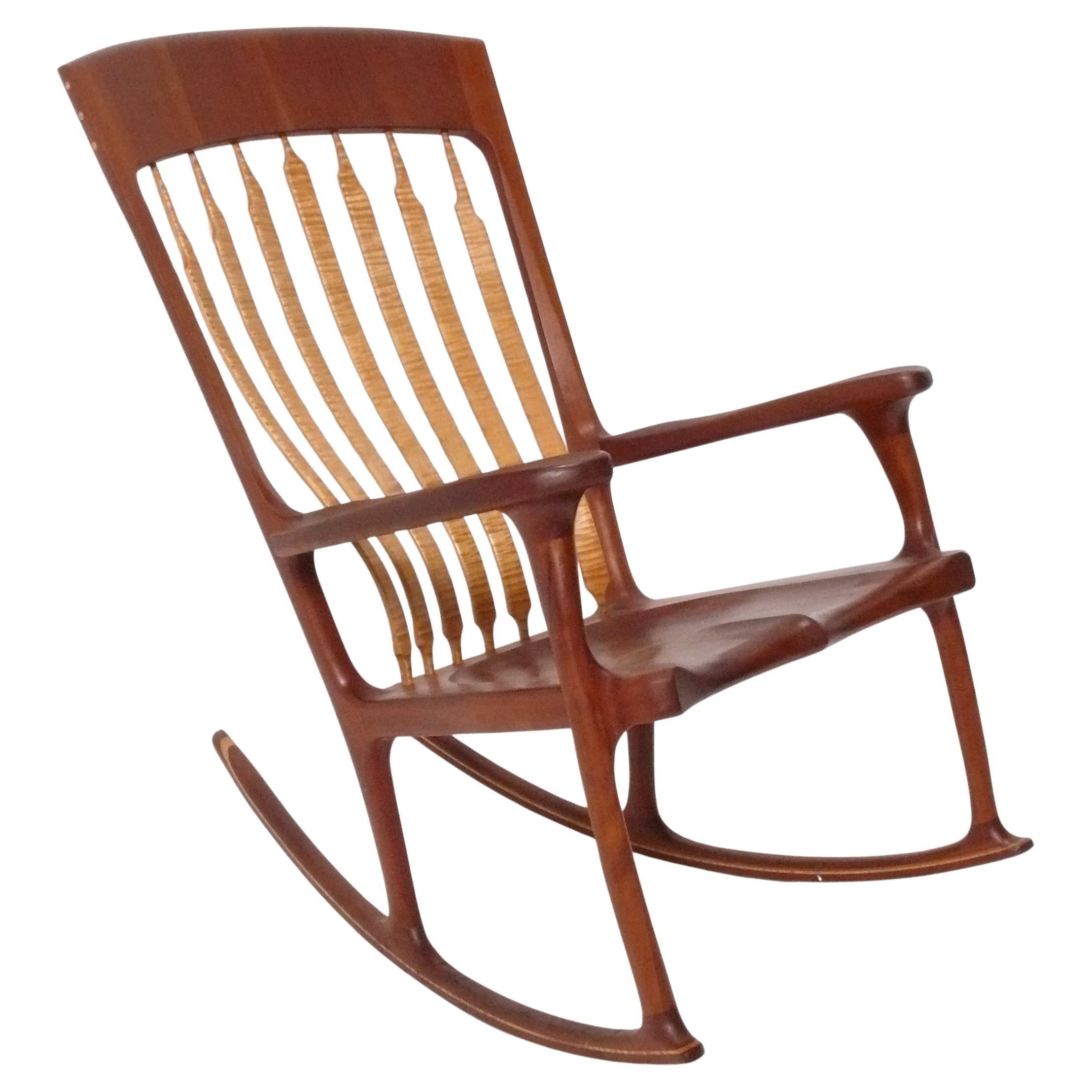 Sedia a dondolo o dondolo American Craft di Ken Vick