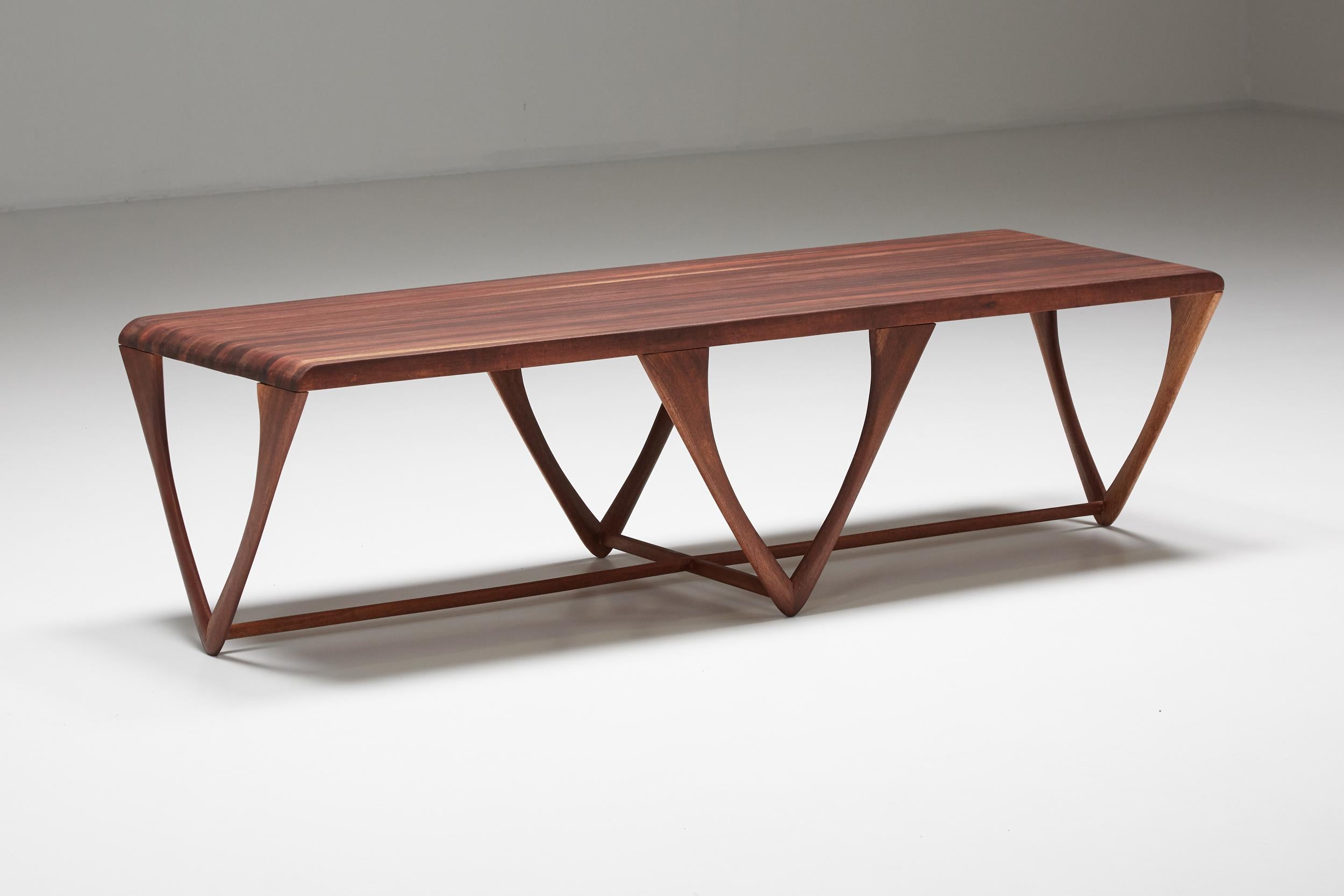 American Craft Studio Coffee Table, 1970s For Sale 2
