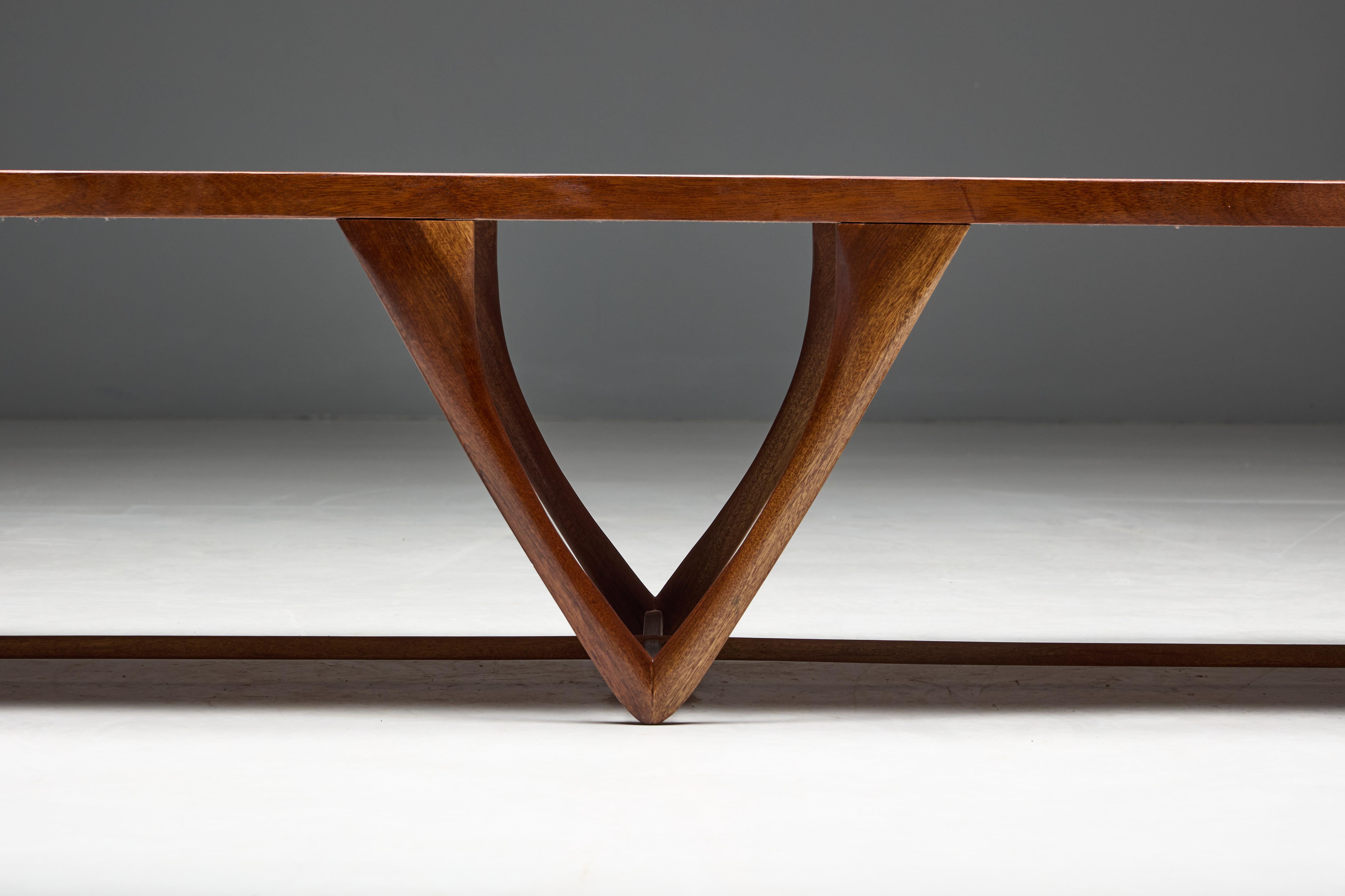 American Craft Studio Coffee Table, US, 1970s For Sale at 1stDibs