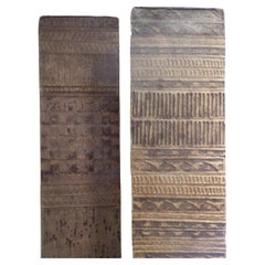 Pannelli scultura astratti in cartapesta di Studio A, circa 1970