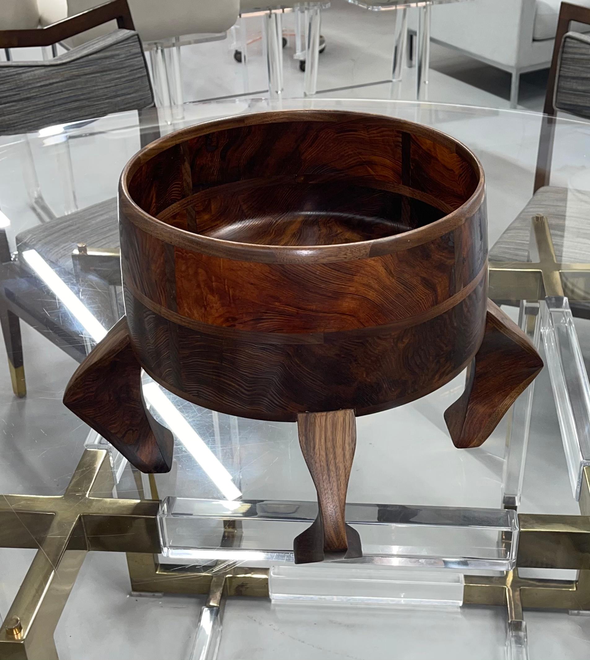 American Craft Walnut Bowl 1