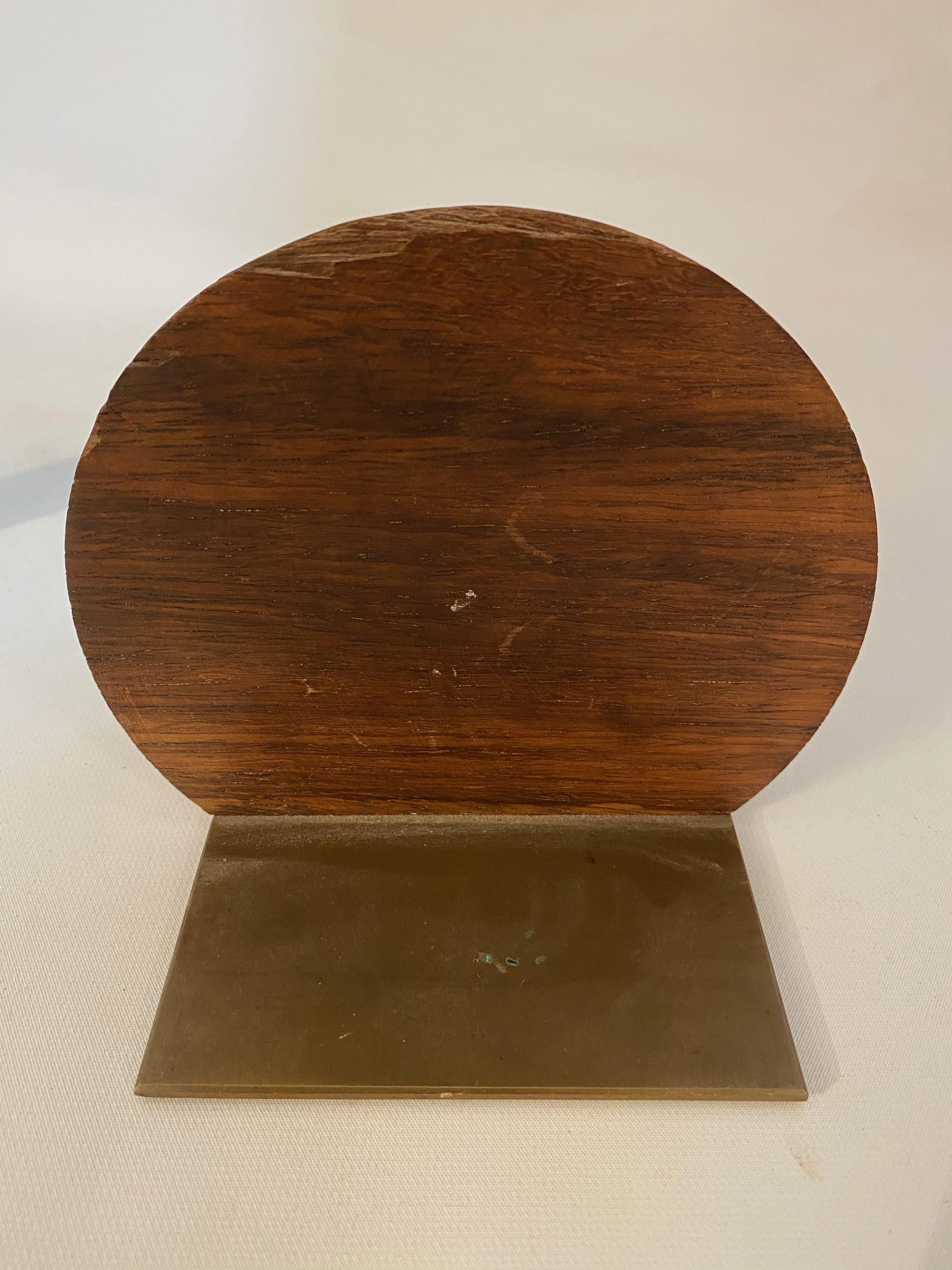 American Crafts Movement Wenge Wood Bookends 3