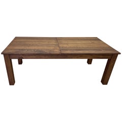American Craftsman Extendable Chestnut Dining/Conference Table, Made to Order