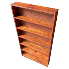 American Craftsman Rosewood Paperback Bookcase Vintage Mid-Century Narrow