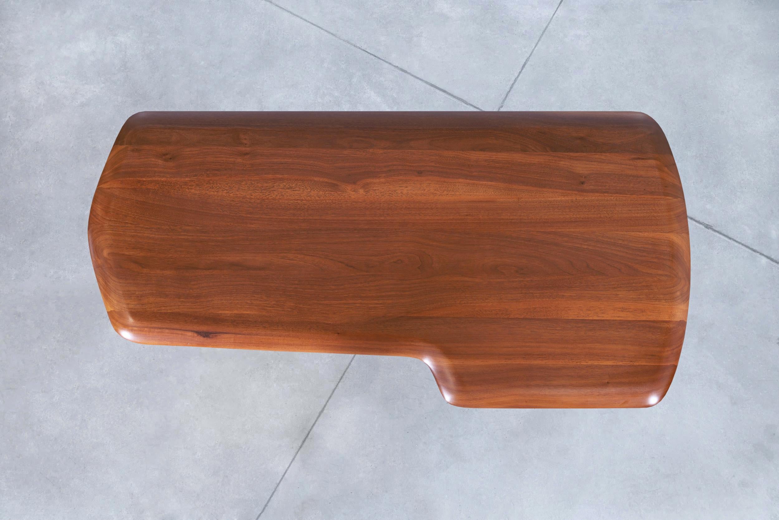 American Craftsmanship Walnut Desk Attributed to John Keal 6
