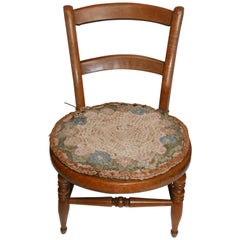 American Curly Maple Child's Chair, circa 1870