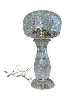 American Cut Crystal Table Lamp