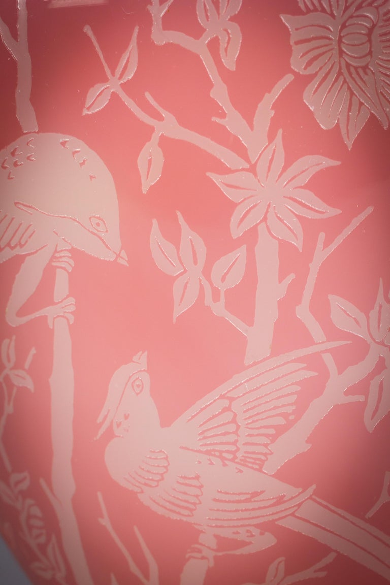 American Cut Glass Vase, Steuben, 20th Century For Sale at 1stDibs