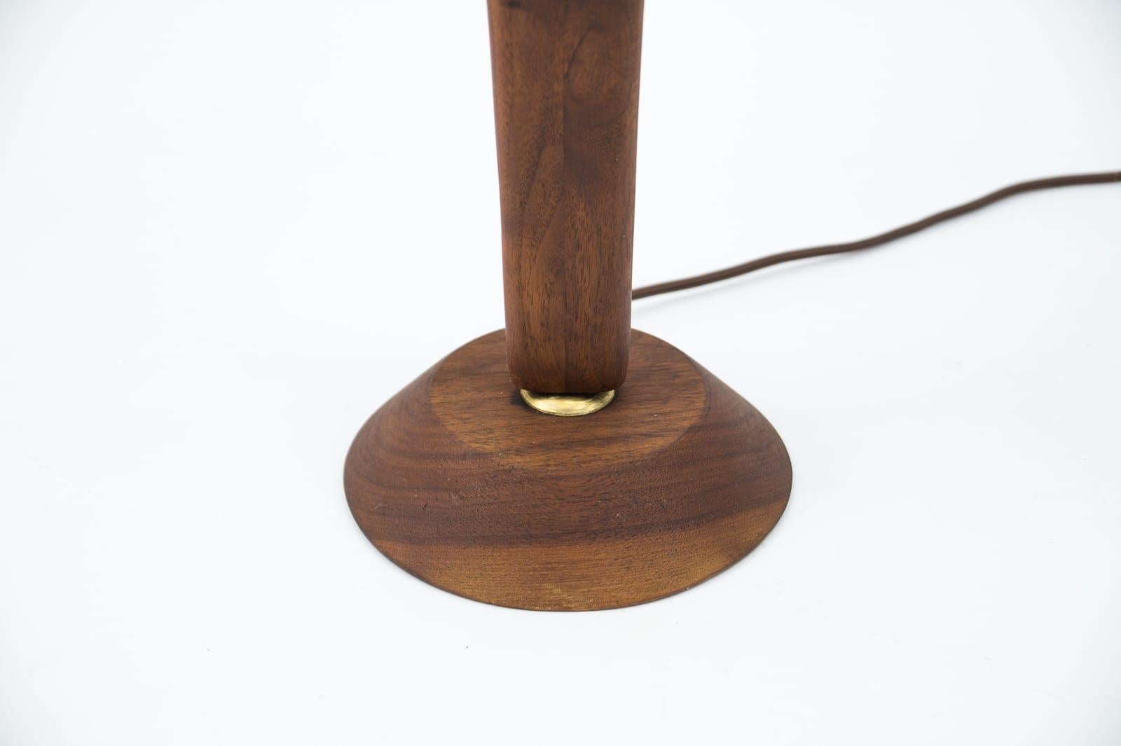 American Danish Teak Table Lamp, 1950's For Sale 4