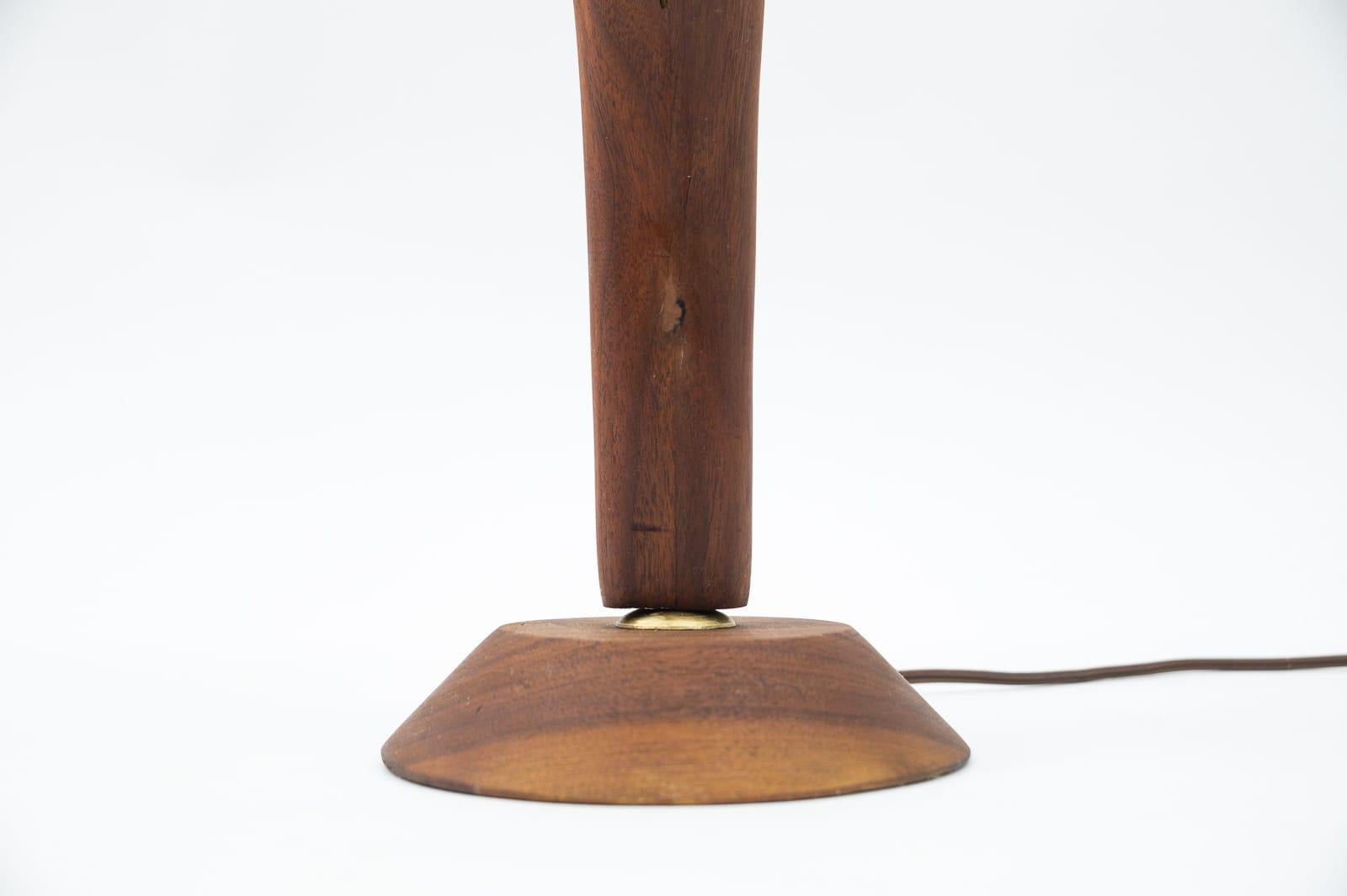 American Danish Teak Table Lamp, 1950's For Sale 5