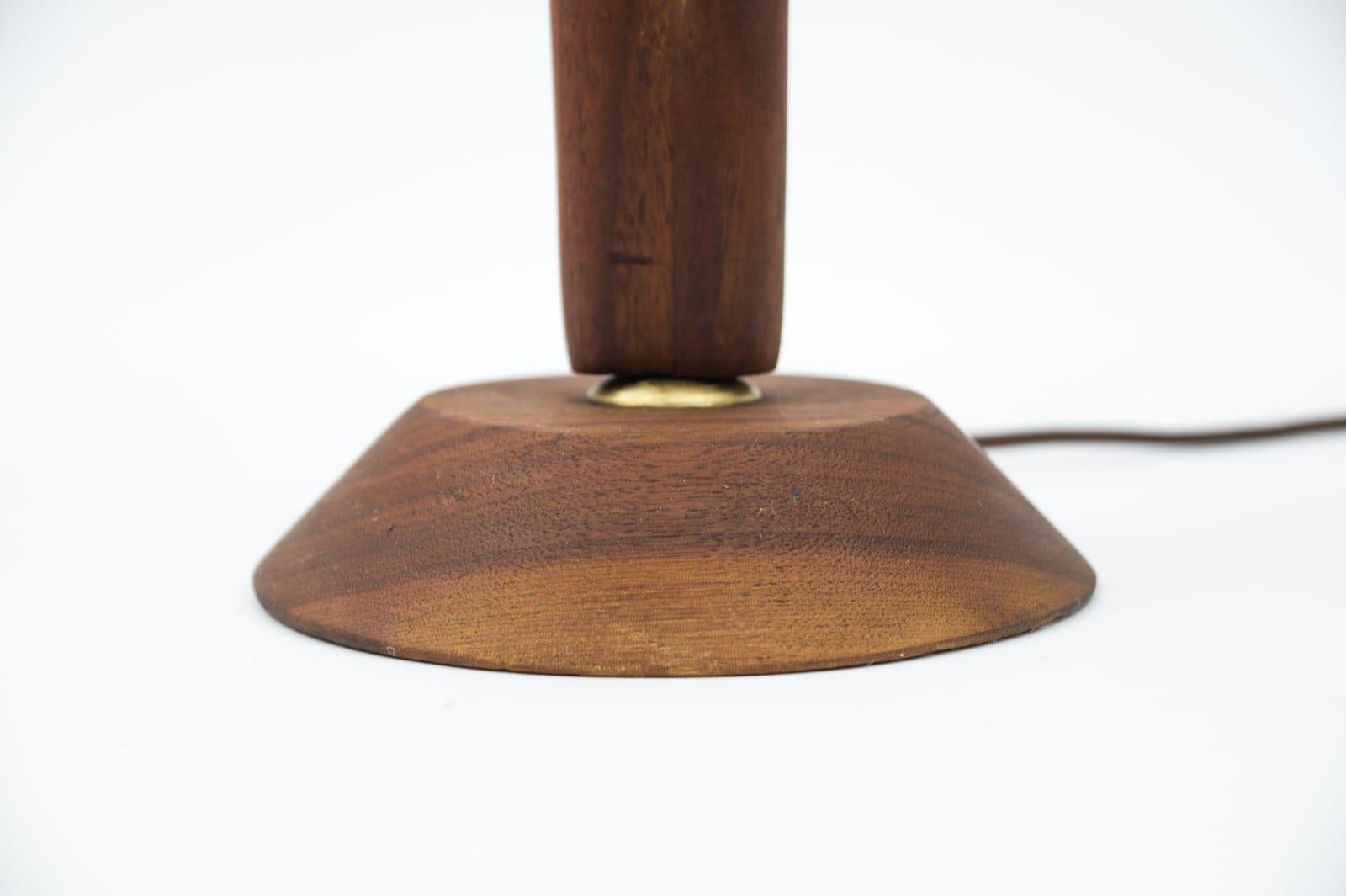American Danish Teak Table Lamp, 1950's For Sale 6