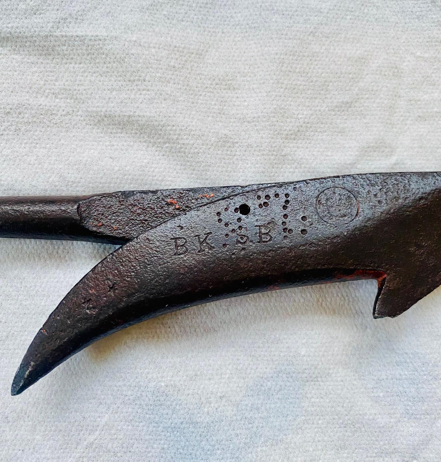 Other American Darting Gun Toggle Iron Harpoon, Marked Macy, for Bark Sunbeam For Sale