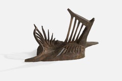 American Designer, Abstract Sculpture, Iron, USA, 1950s