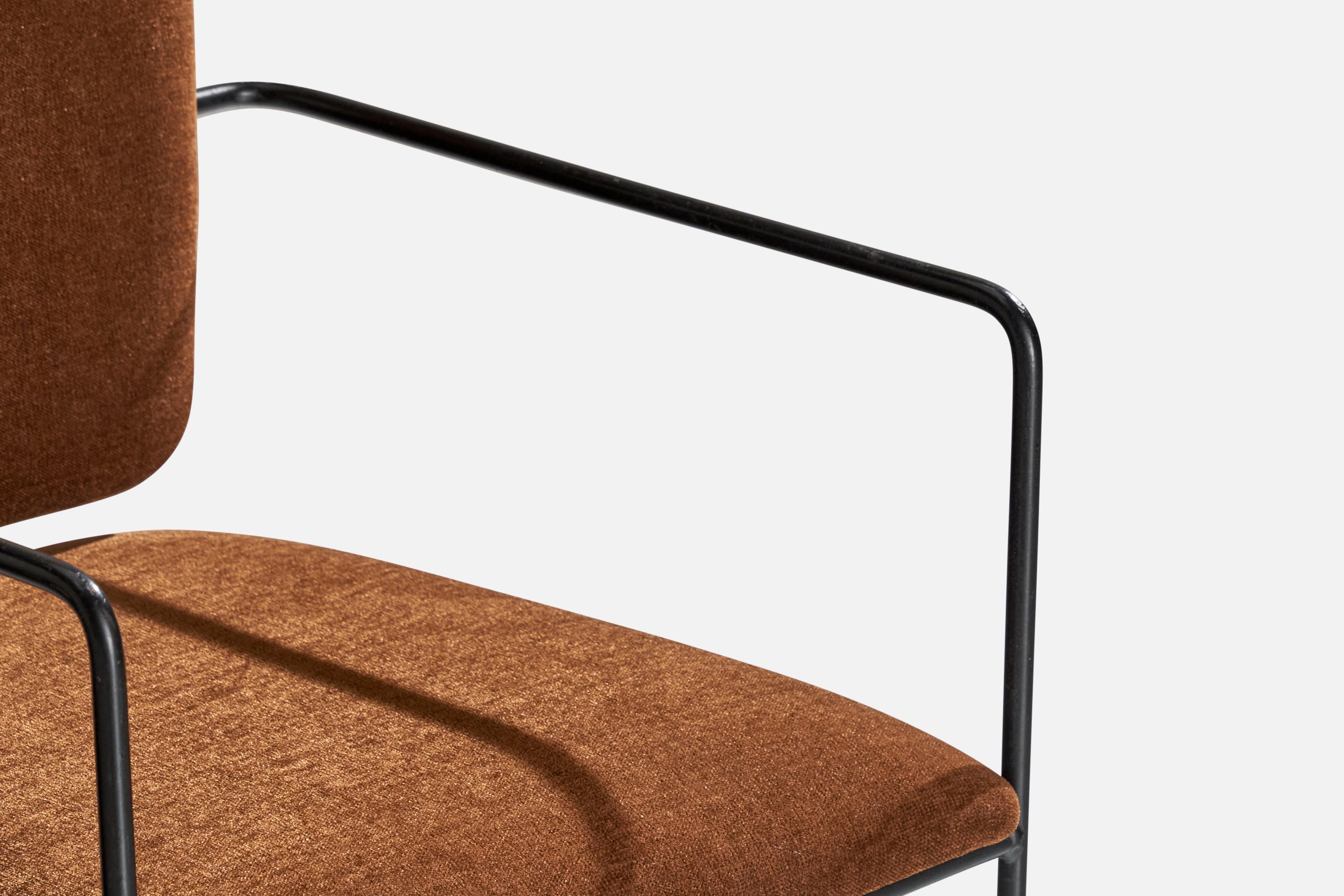 Diseñador americano, Sillones, Metal, Tela, EE.UU., Década de 1950 en venta 8