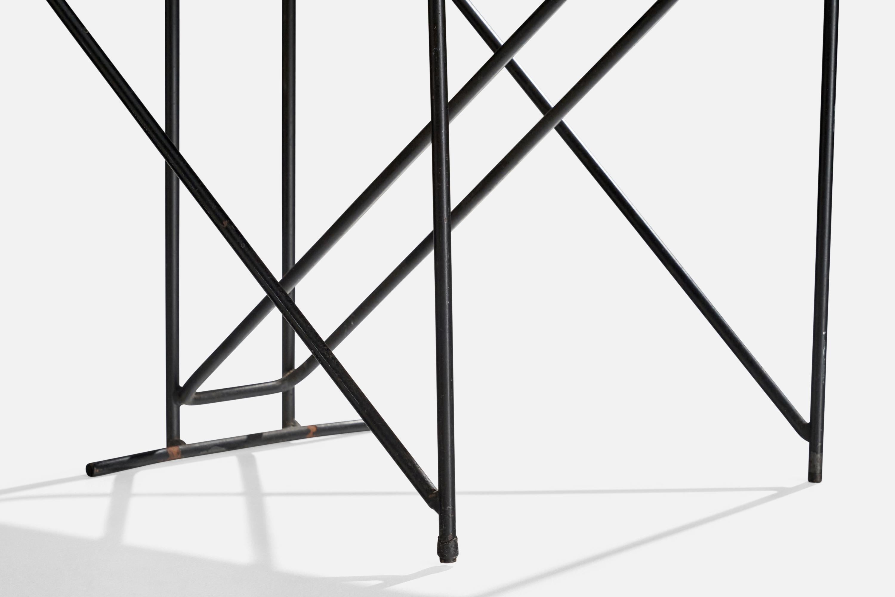 Diseñador americano, Sillones, Metal, Tela, EE.UU., Década de 1950 Moderno de mediados de siglo en venta