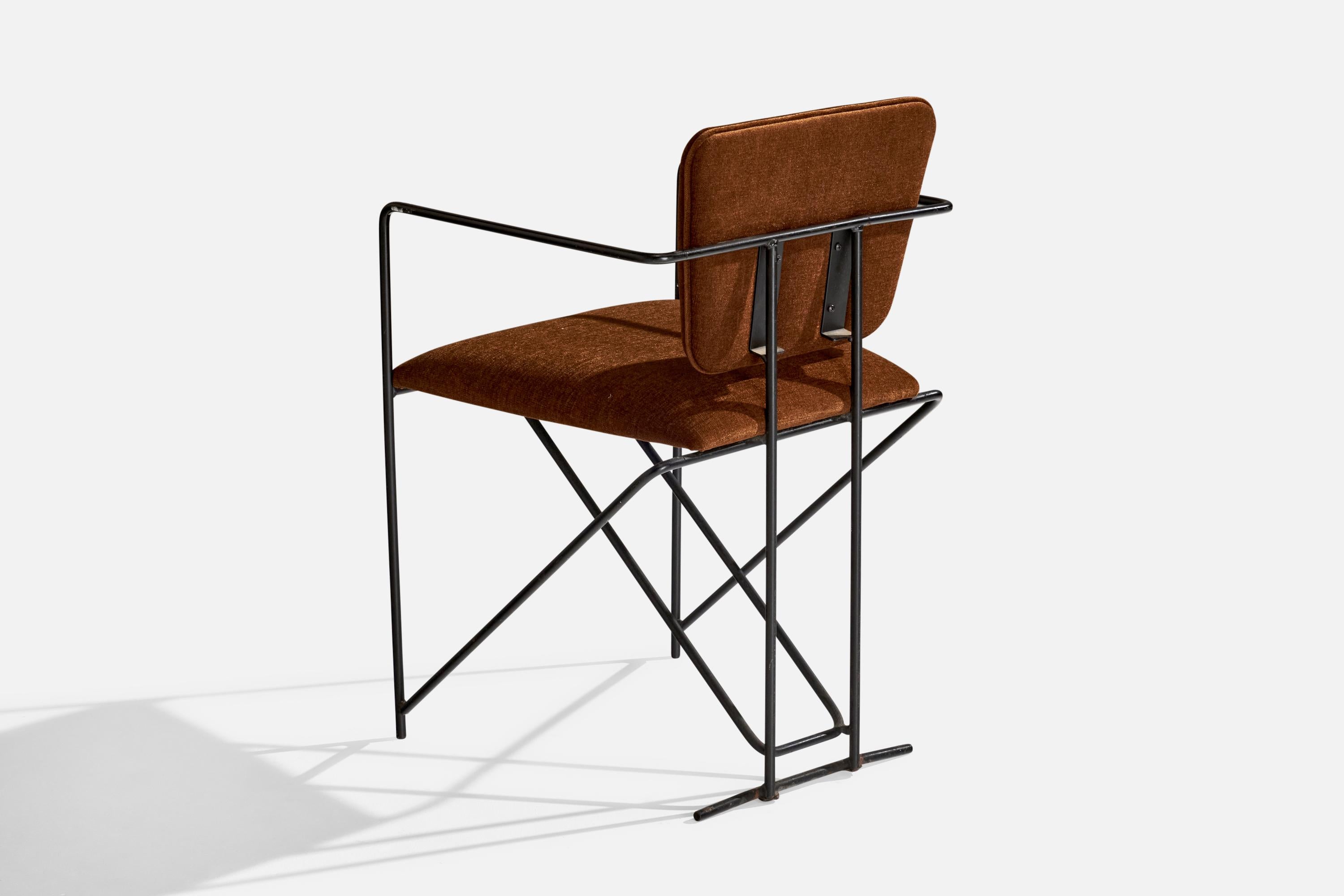 Metà XX secolo Designer americano, Poltrone, Metallo, Fabrice, USA, anni '50 in vendita