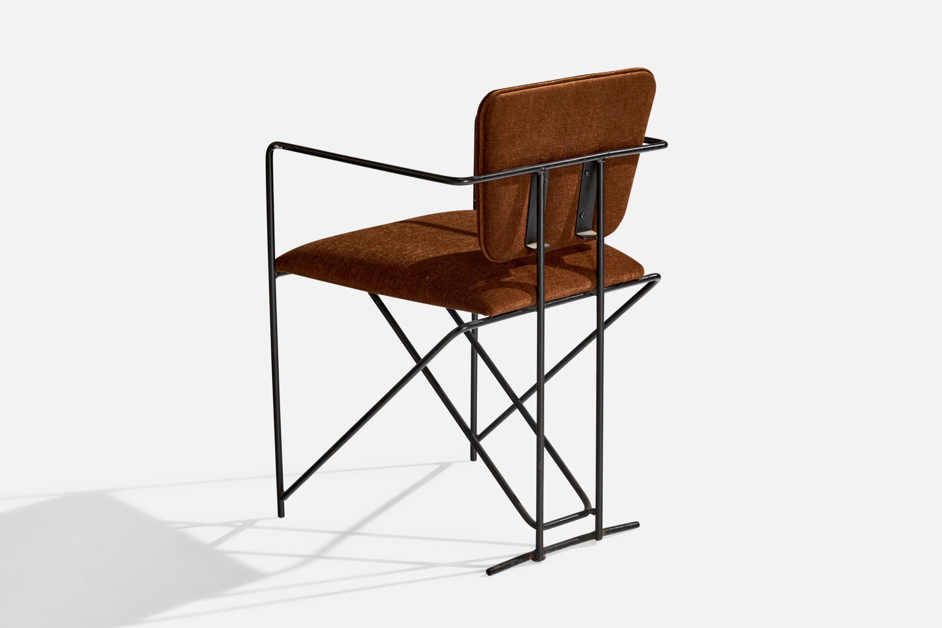 Diseñador americano, Sillones, Metal, Tela, EE.UU., Década de 1950 en venta 4