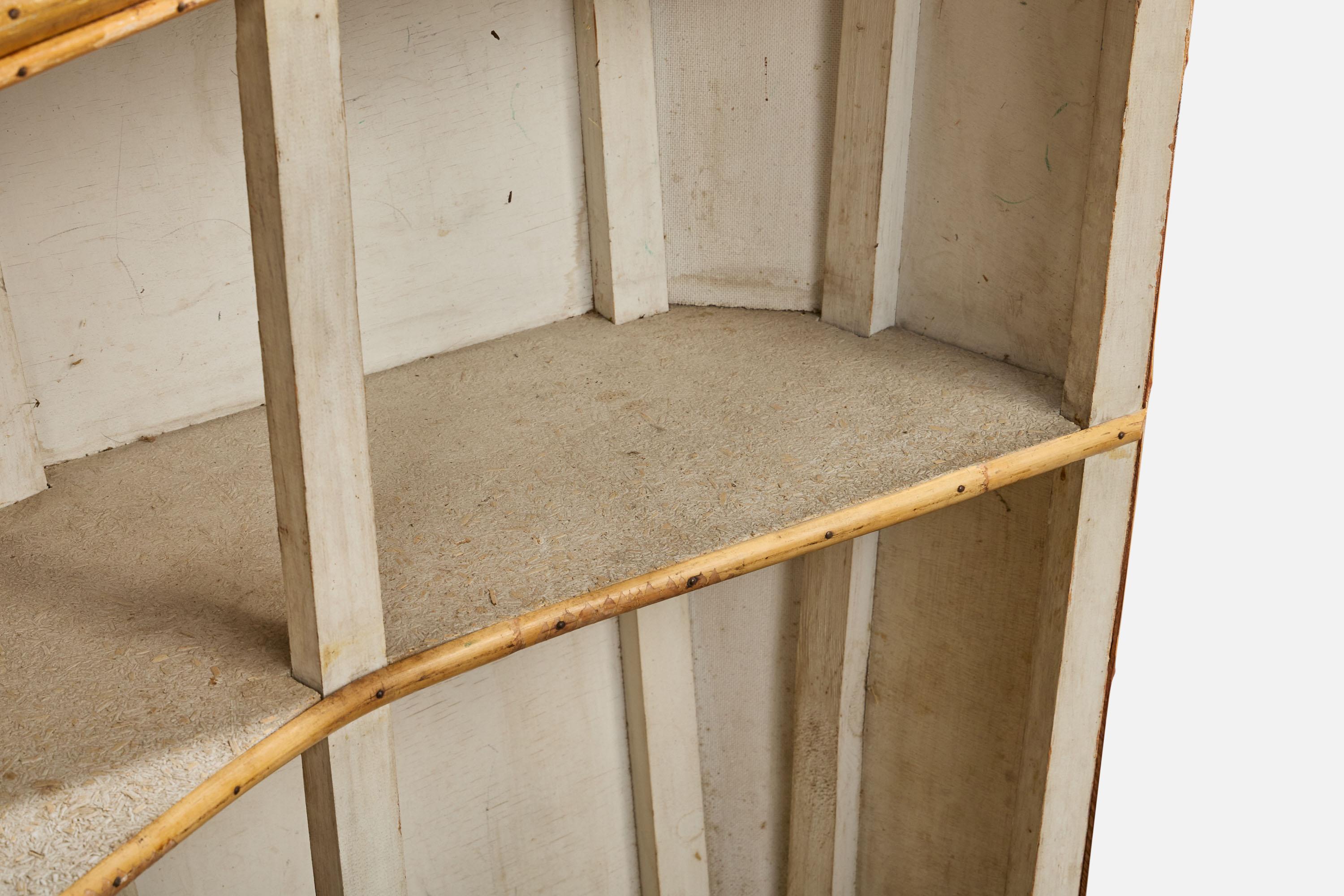 Designer américain, Bar, Bambou, Rotin, Wood, USA, années 1950 en vente 7