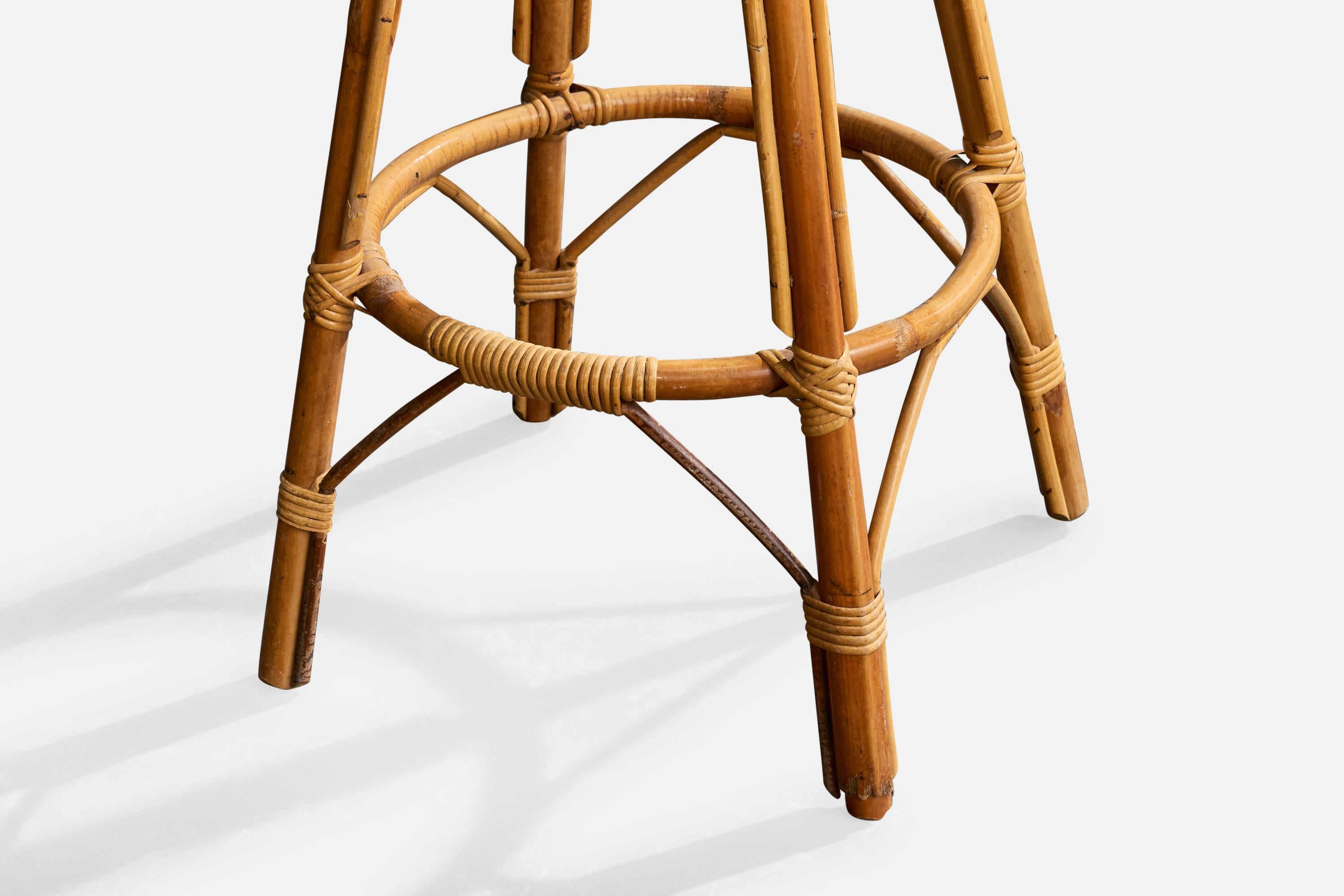 Designer américain, Bar, Bambou, Rotin, Wood, USA, années 1950 en vente 10