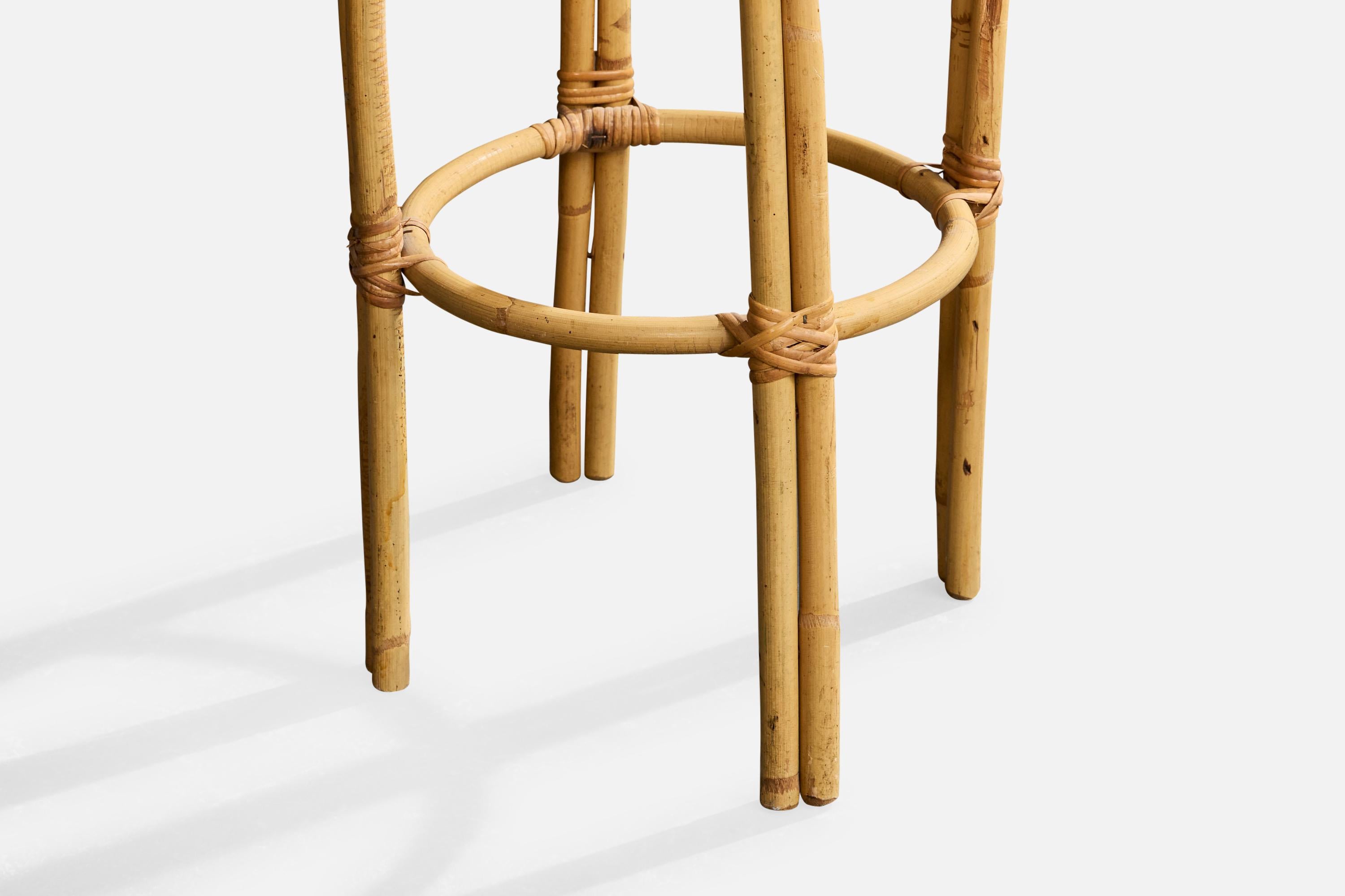 Designer américain, Bar, Bambou, Rotin, Wood, USA, années 1950 en vente 13