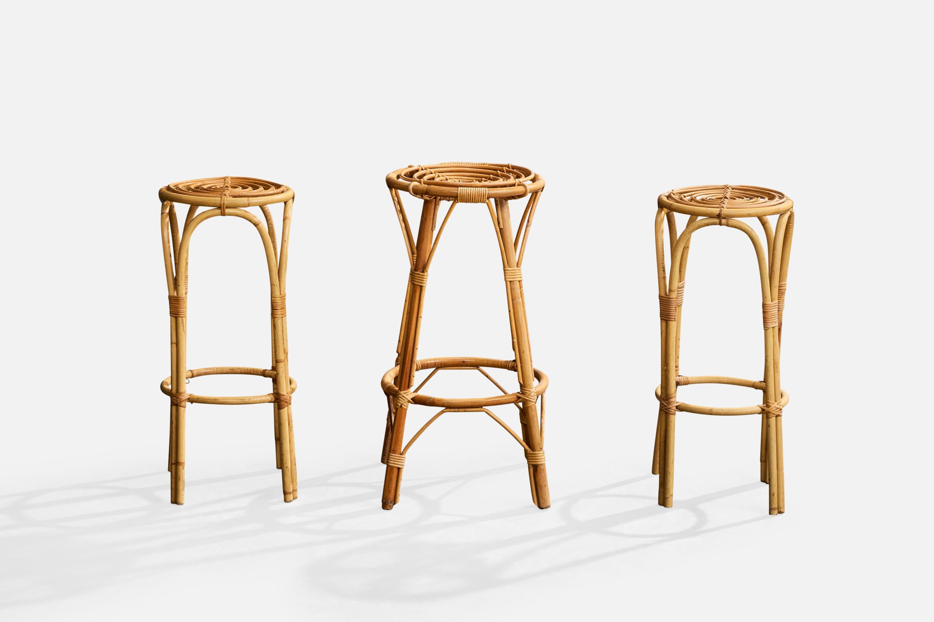 Designer américain, Bar, Bambou, Rotin, Wood, USA, années 1950 en vente 1