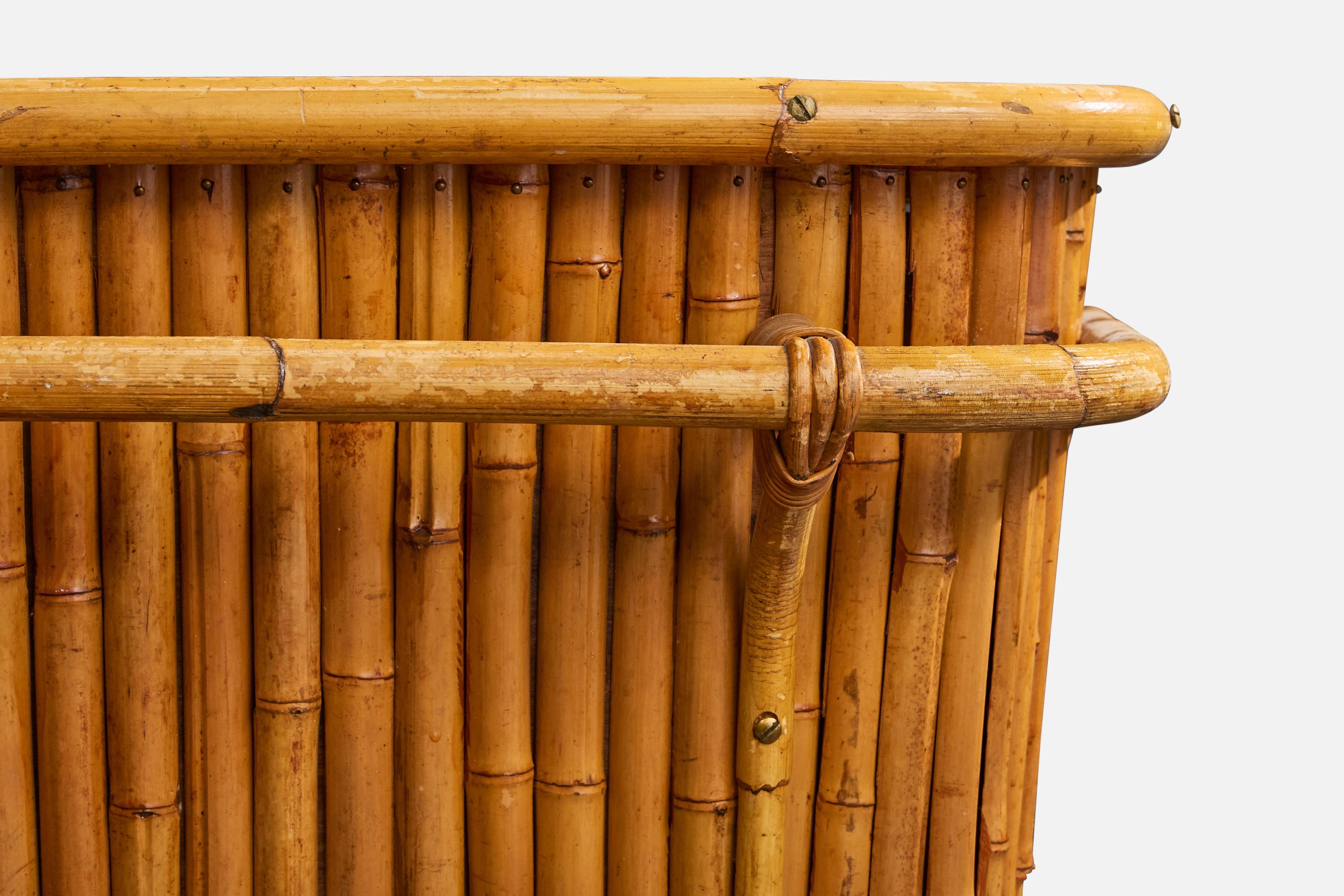 Designer américain, Bar, Bambou, Rotin, Wood, USA, années 1950 en vente 3