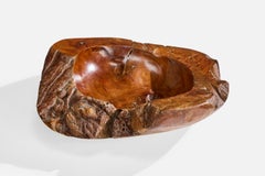 American Designer, Bowl, Burl, USA, 1970s