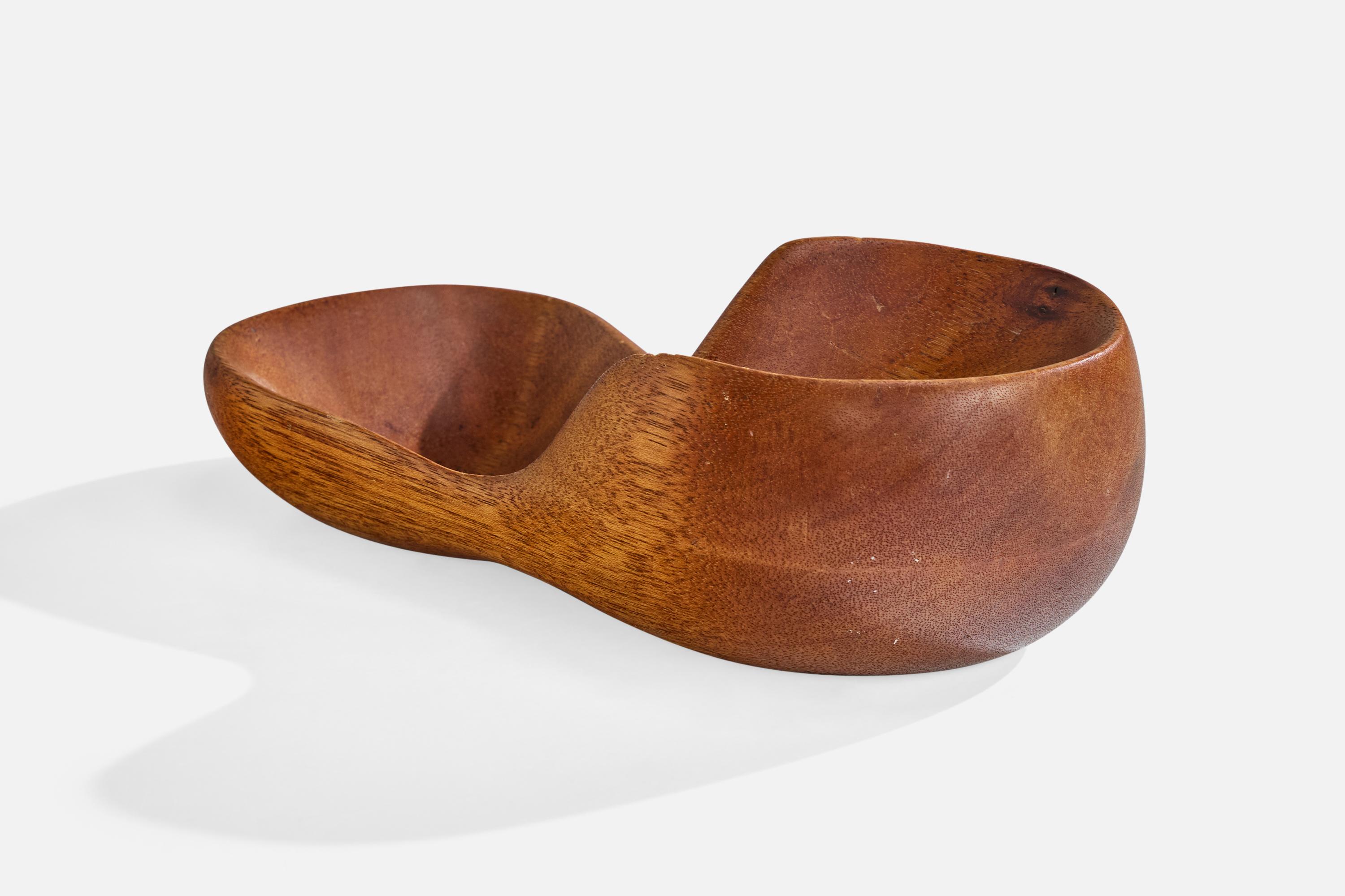Designer americano, Ciotola, Wood, USA, anni '50 In condizioni buone in vendita a High Point, NC