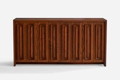 American Designer, Cabinet, Pine, Walnut, USA, 1950s