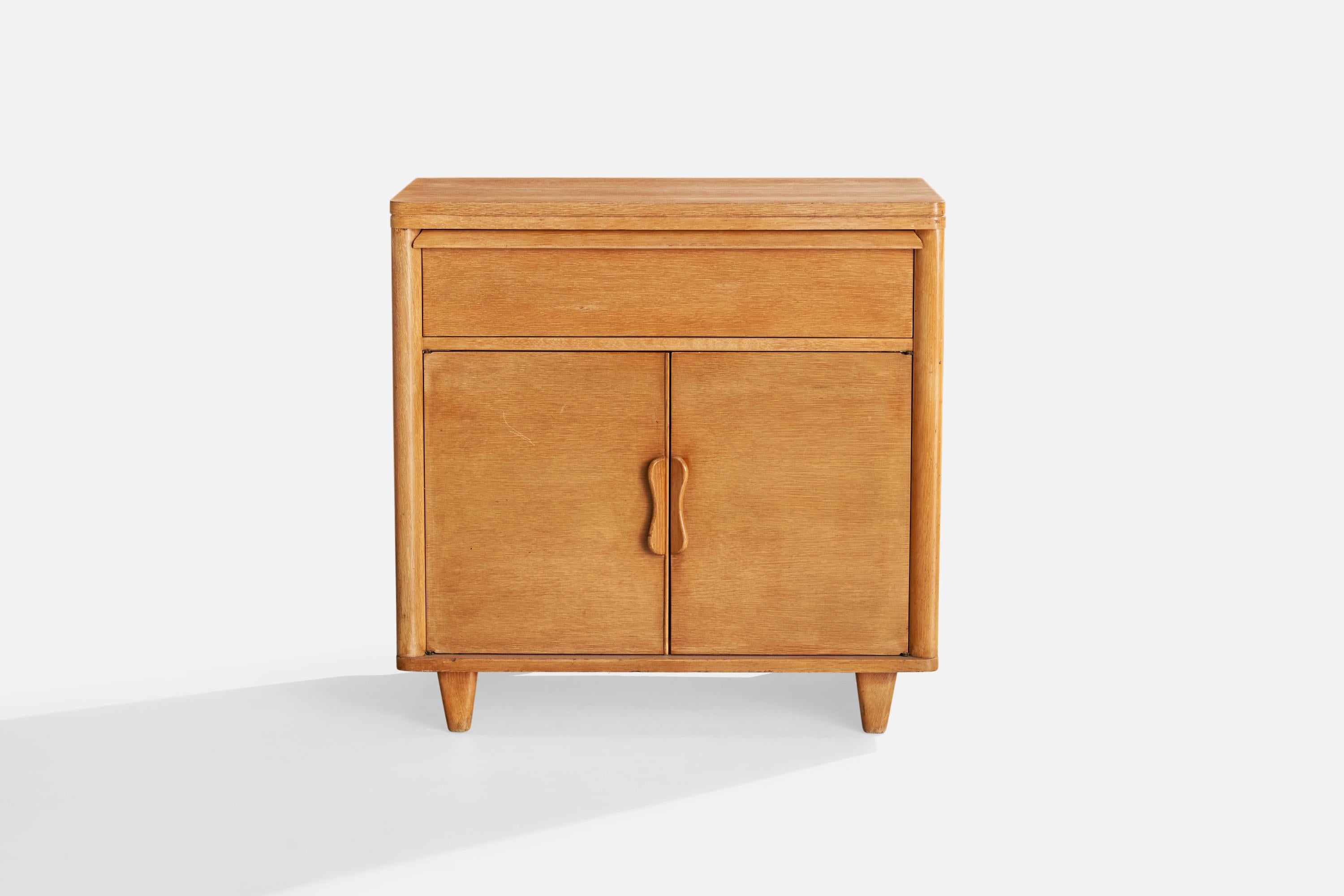 Mid-20th Century American Designer, Cabinet, Wood, USA, 1940s For Sale
