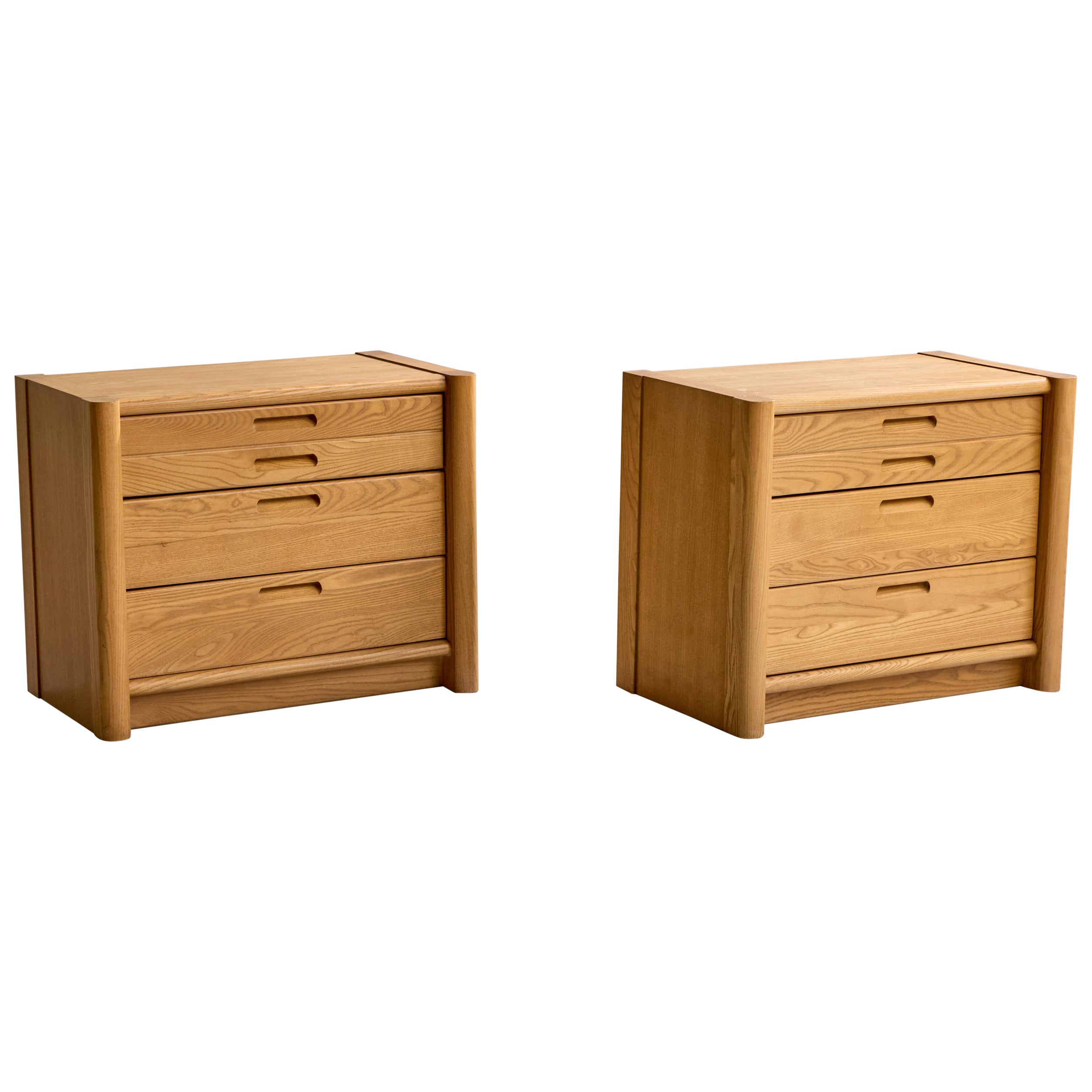American Designer, Chests of Drawers, Oak, USA, 1970s