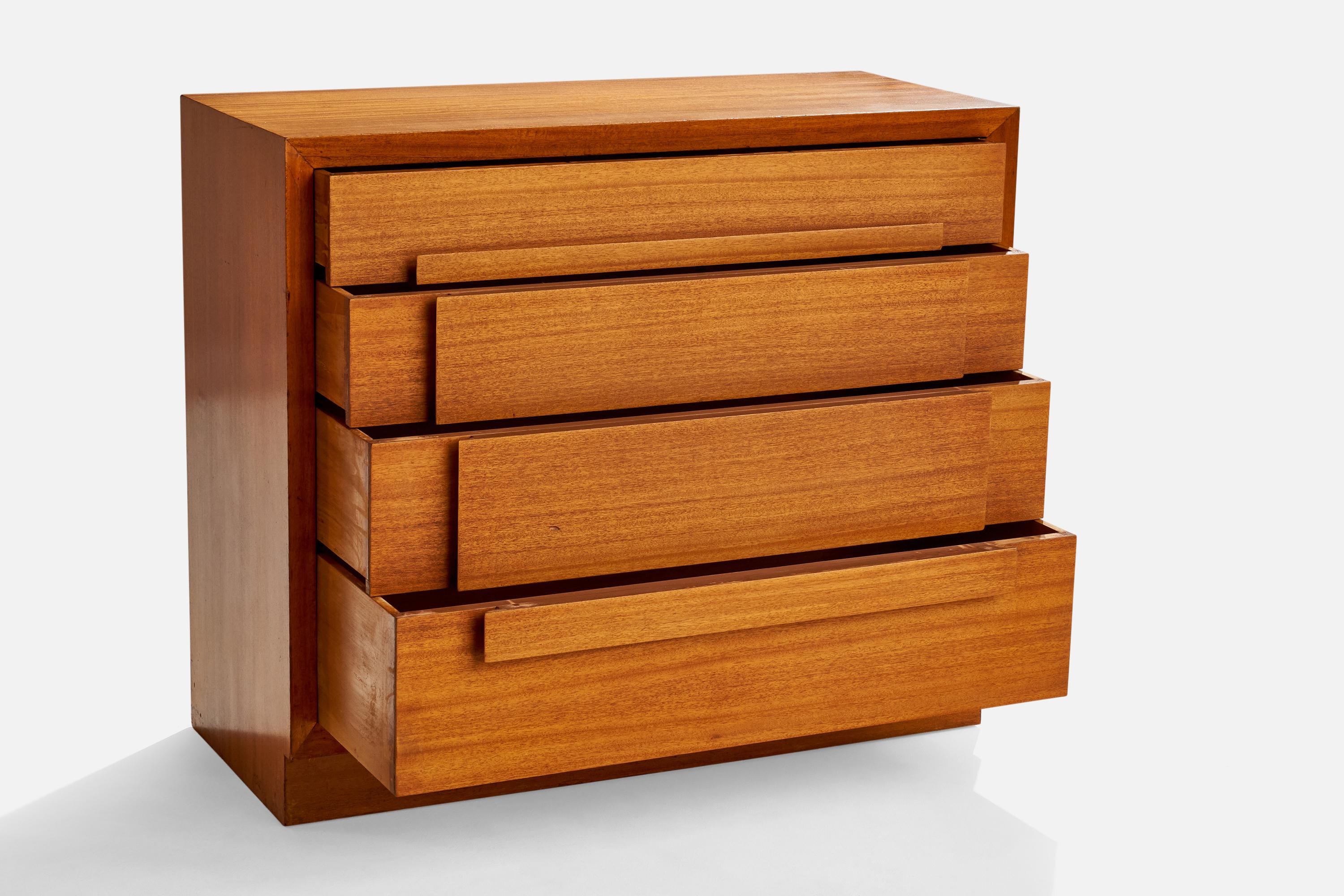American Designer, Chests of Drawers, Walnut, USA, 1940s For Sale 2