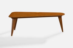 American Designer, Coffee Table, Wood, USA, 1950s