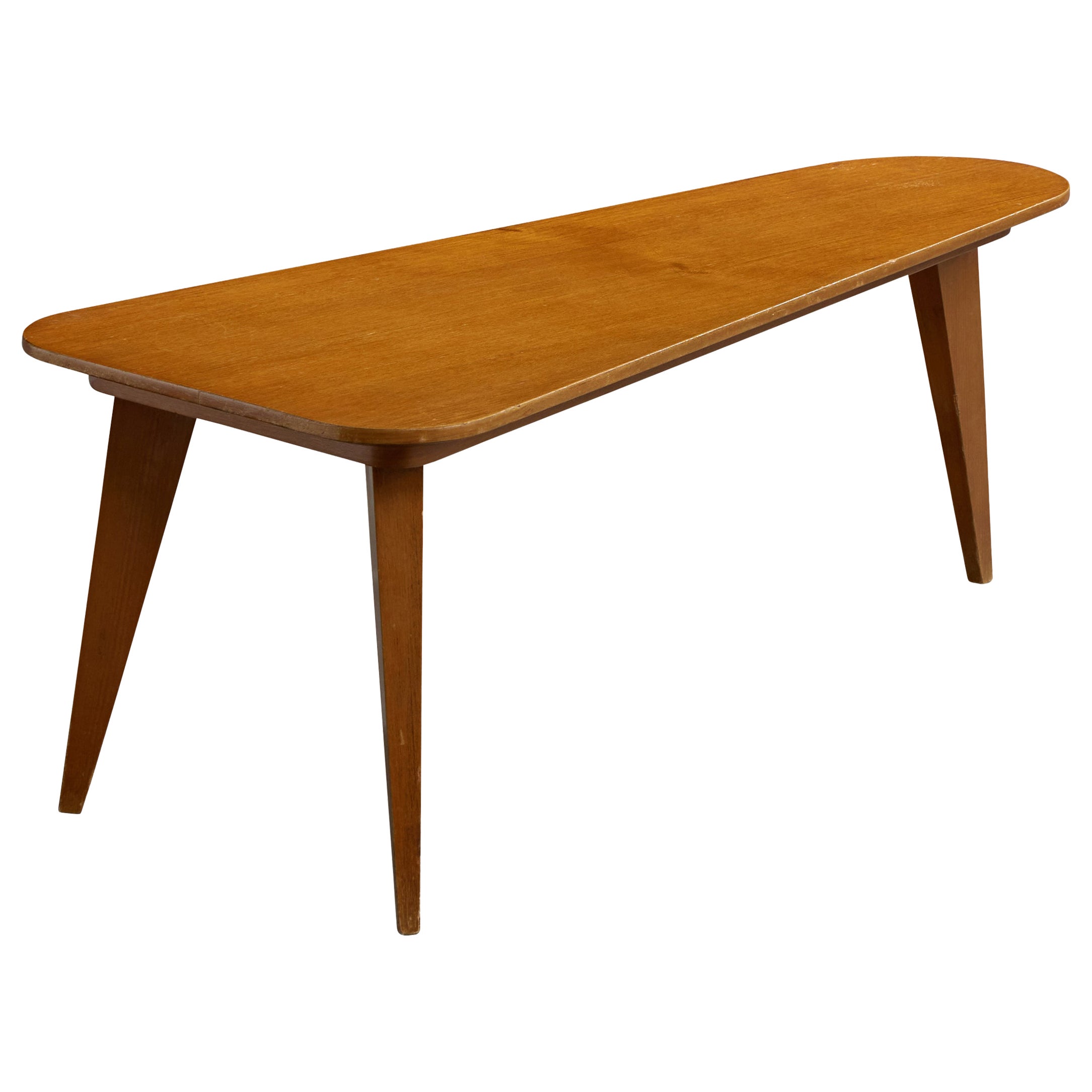 Designer américain, table basse, Wood, USA, années 1950