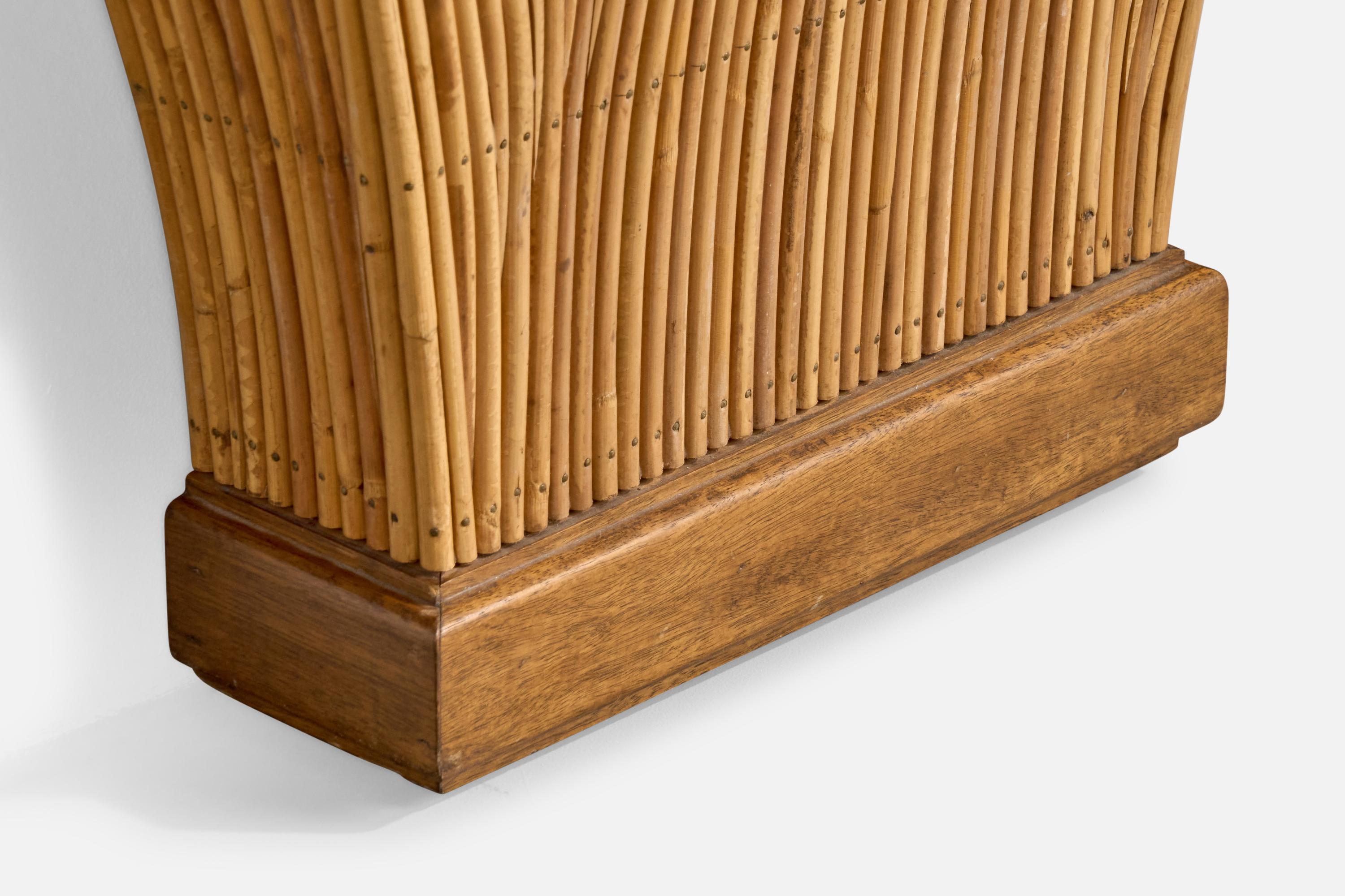Americano Designer americano, Tavolo consolle, Bambù, Wood, USA, anni '70 in vendita