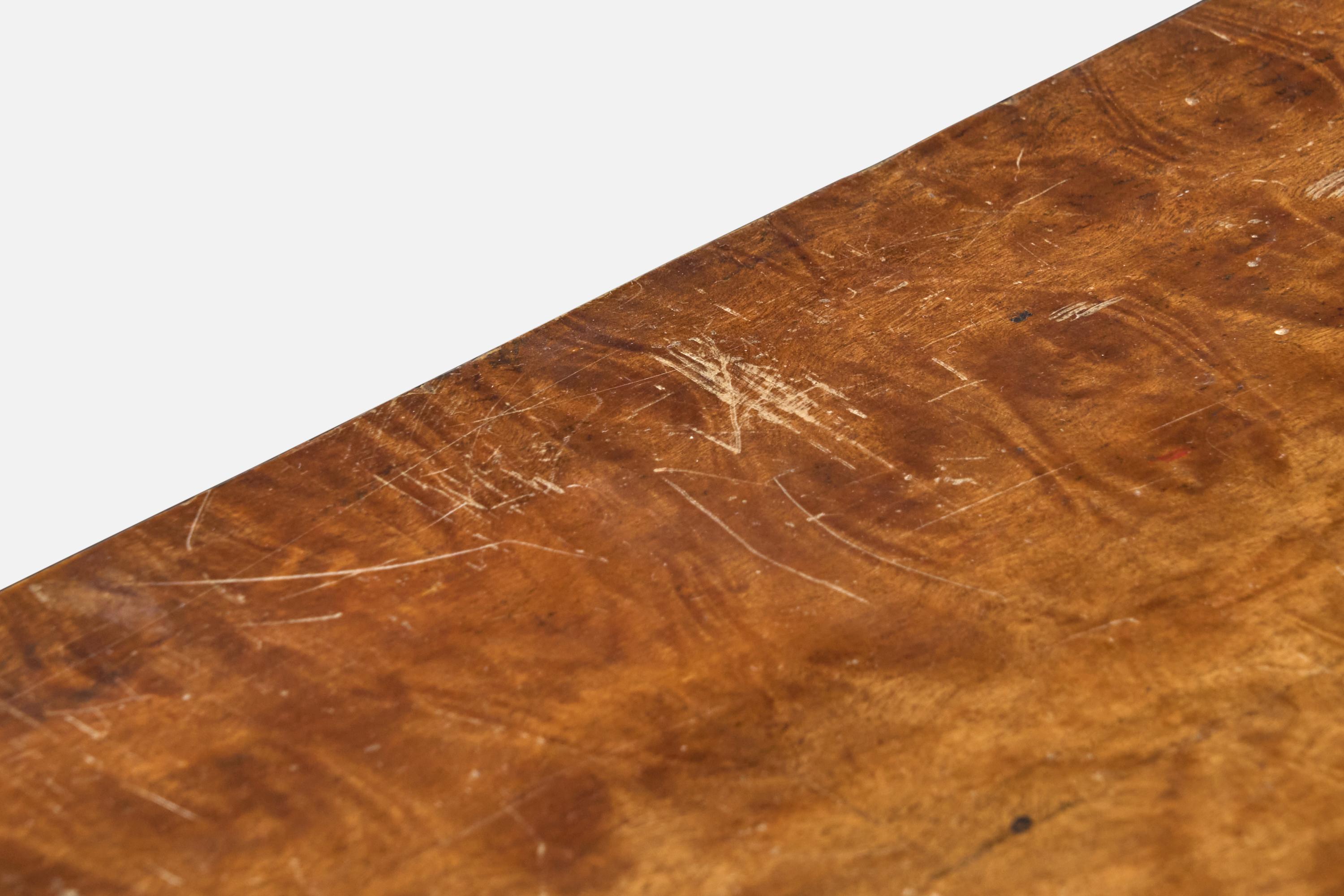 Designer americano, Tavolo consolle, Bambù, Wood, USA, anni '70 in vendita 3