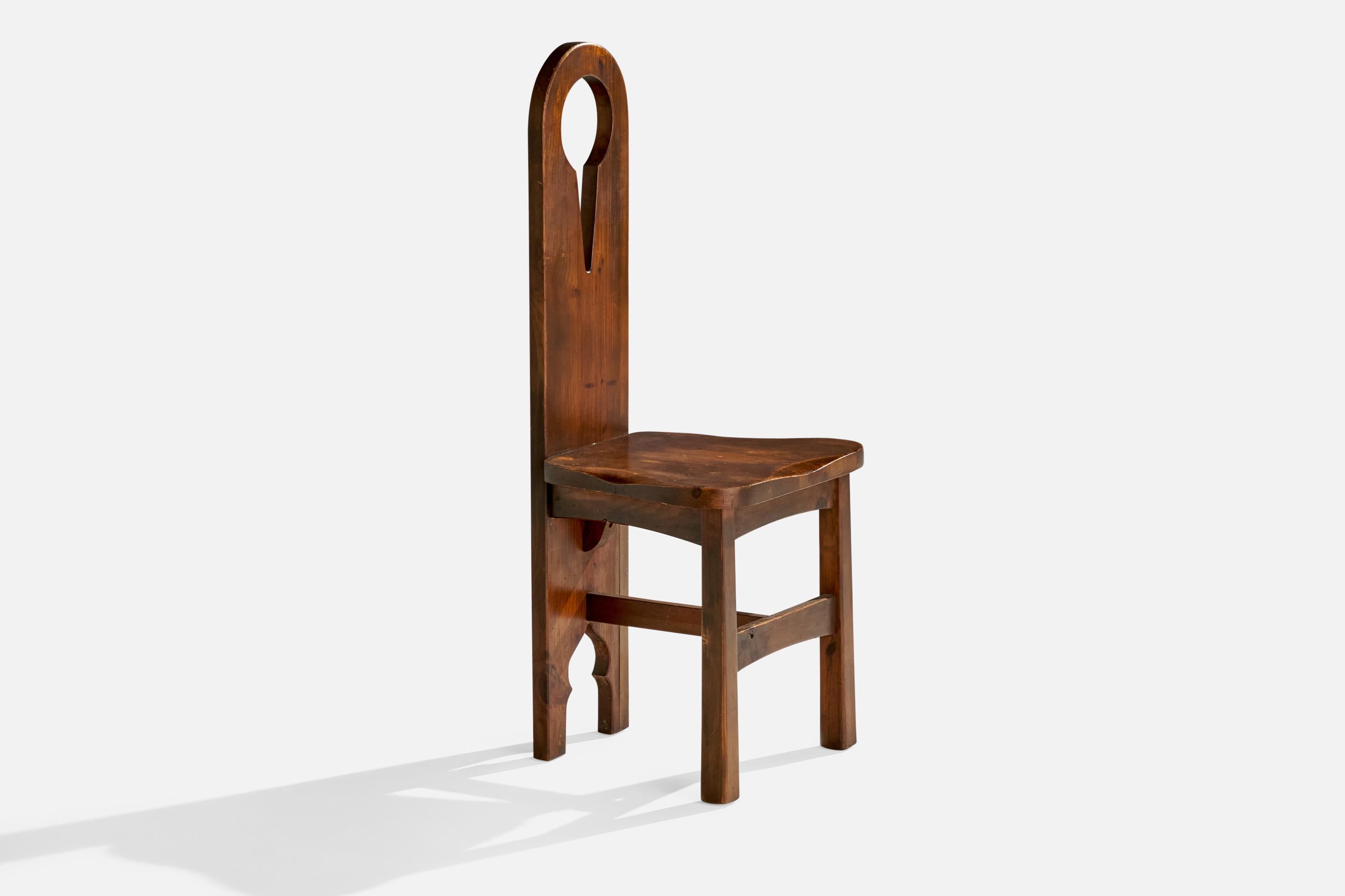 Américain Designer américain, chaises de salle à manger, pin, États-Unis, années 1910 en vente