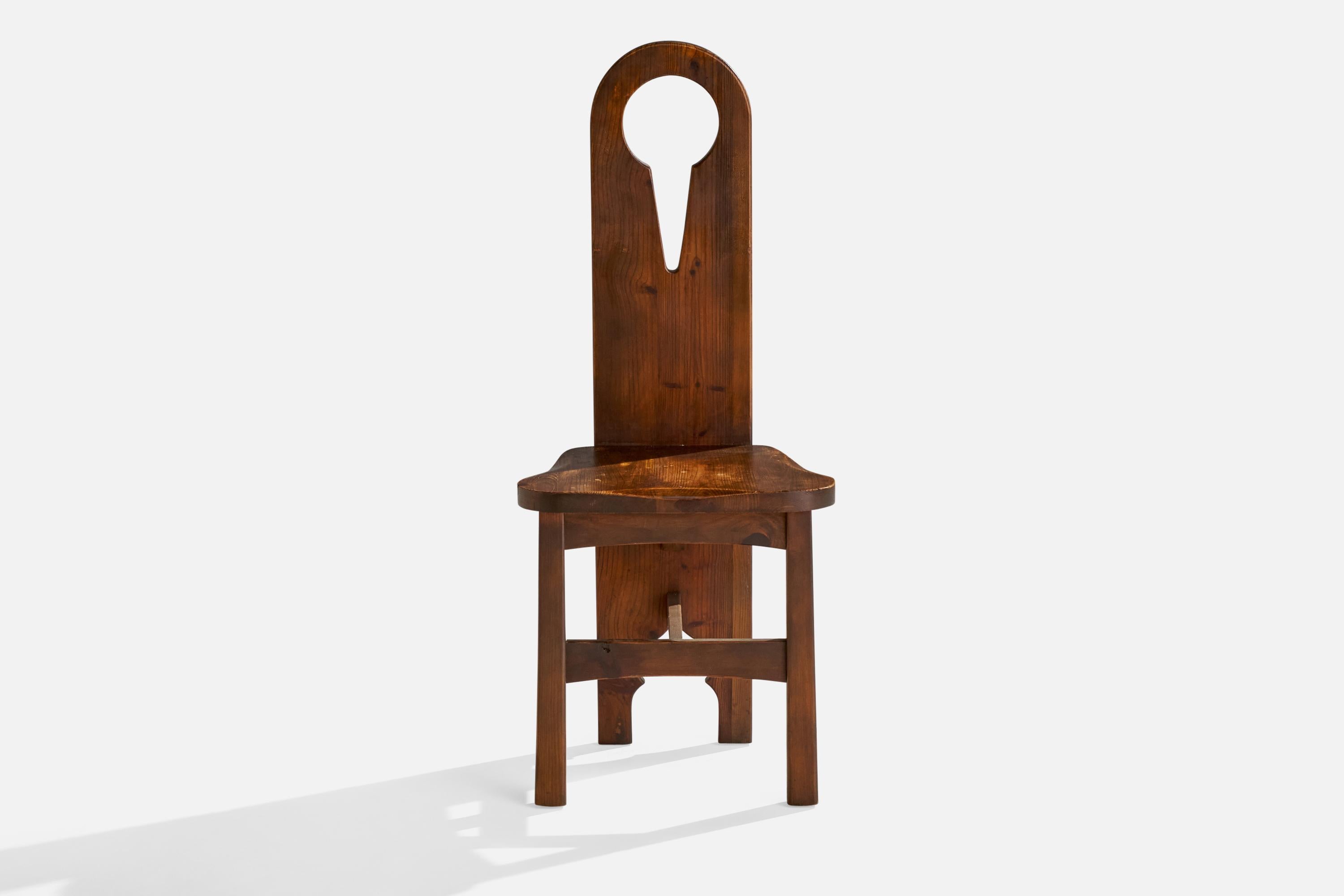 Designer américain, chaises de salle à manger, pin, États-Unis, années 1910 Bon état - En vente à High Point, NC
