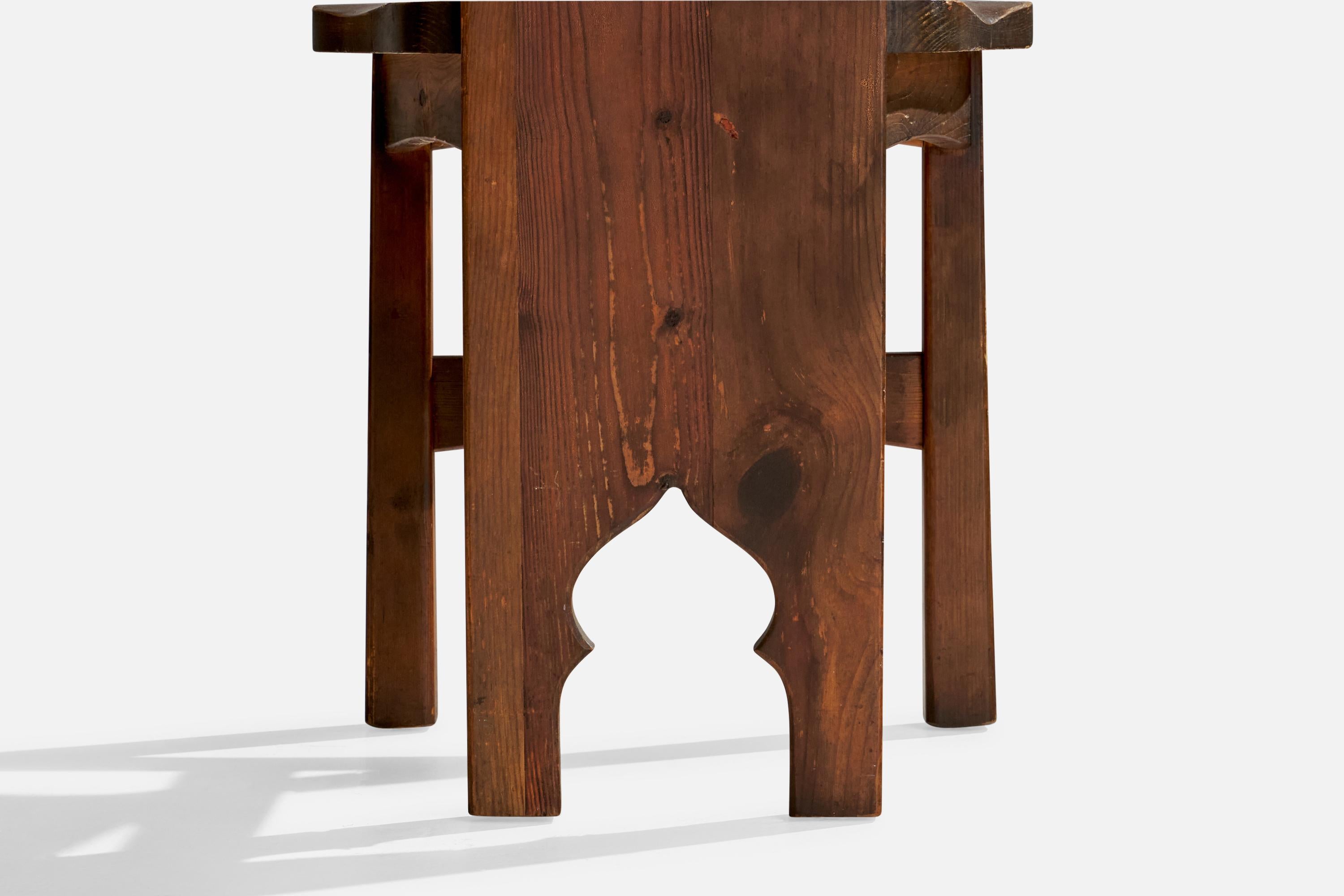 American Designer, Dining Chairs, Pine, USA, 1910s For Sale 4
