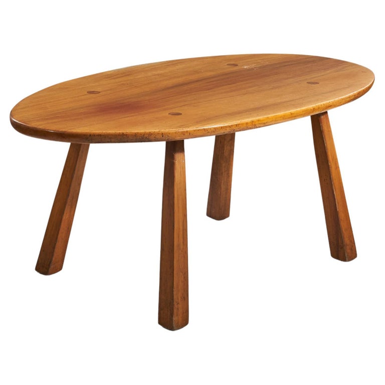 American Designer, Dining Table, Wood, Pennsylvania, 1970s For Sale