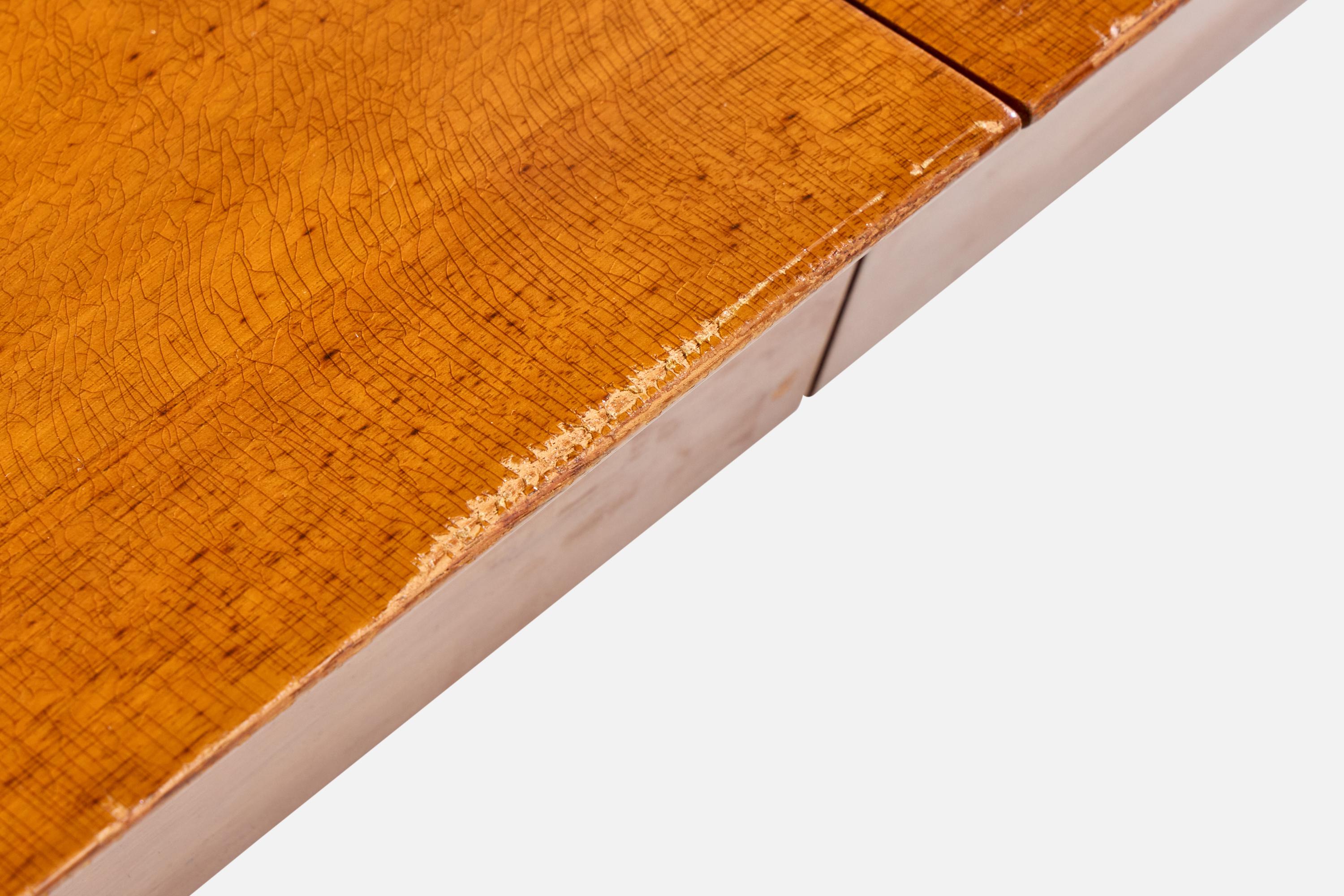 Tavolo da pranzo di design americano, Wood, Stati Uniti, anni '50 in vendita 6