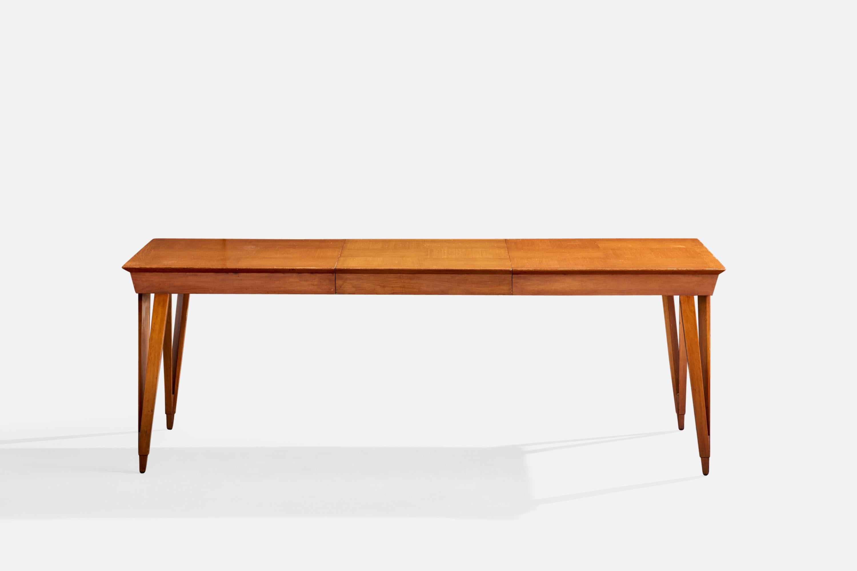 Americano Tavolo da pranzo di design americano, Wood, Stati Uniti, anni '50 in vendita
